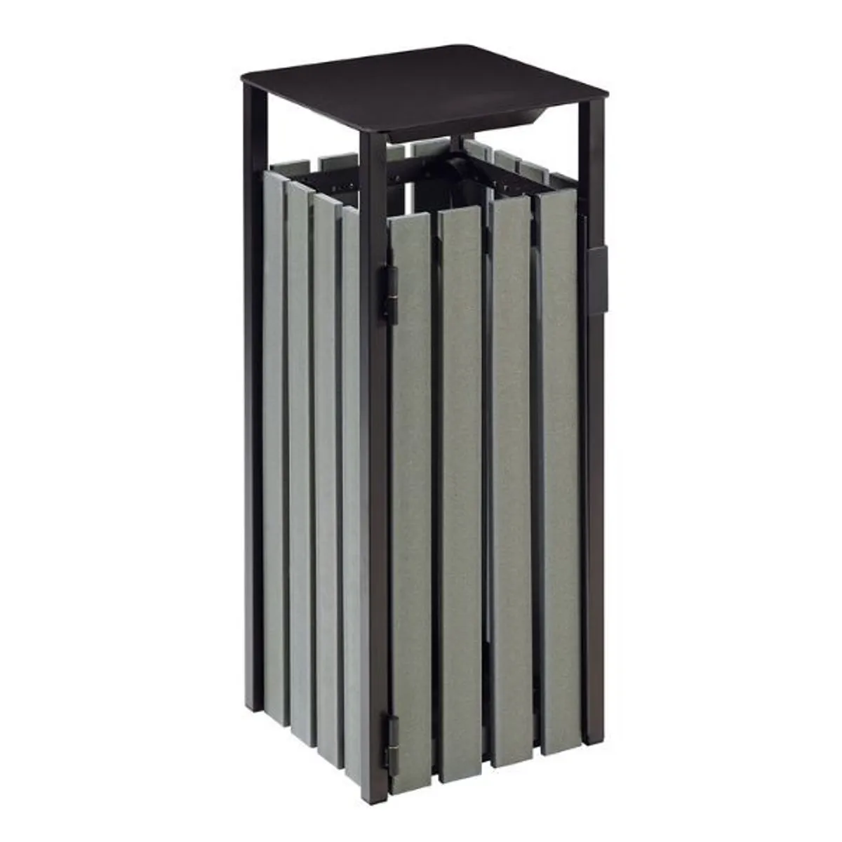 Corbeille en plastique recyclé EDEN ETIK 110 Litres