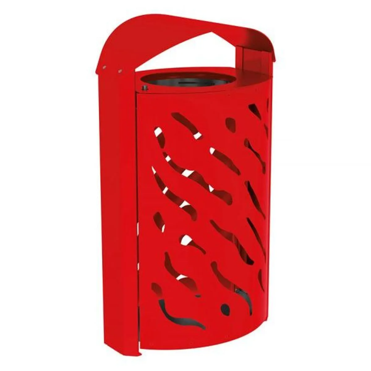 Corbeille Millenium grande capacité (120L) avec toit