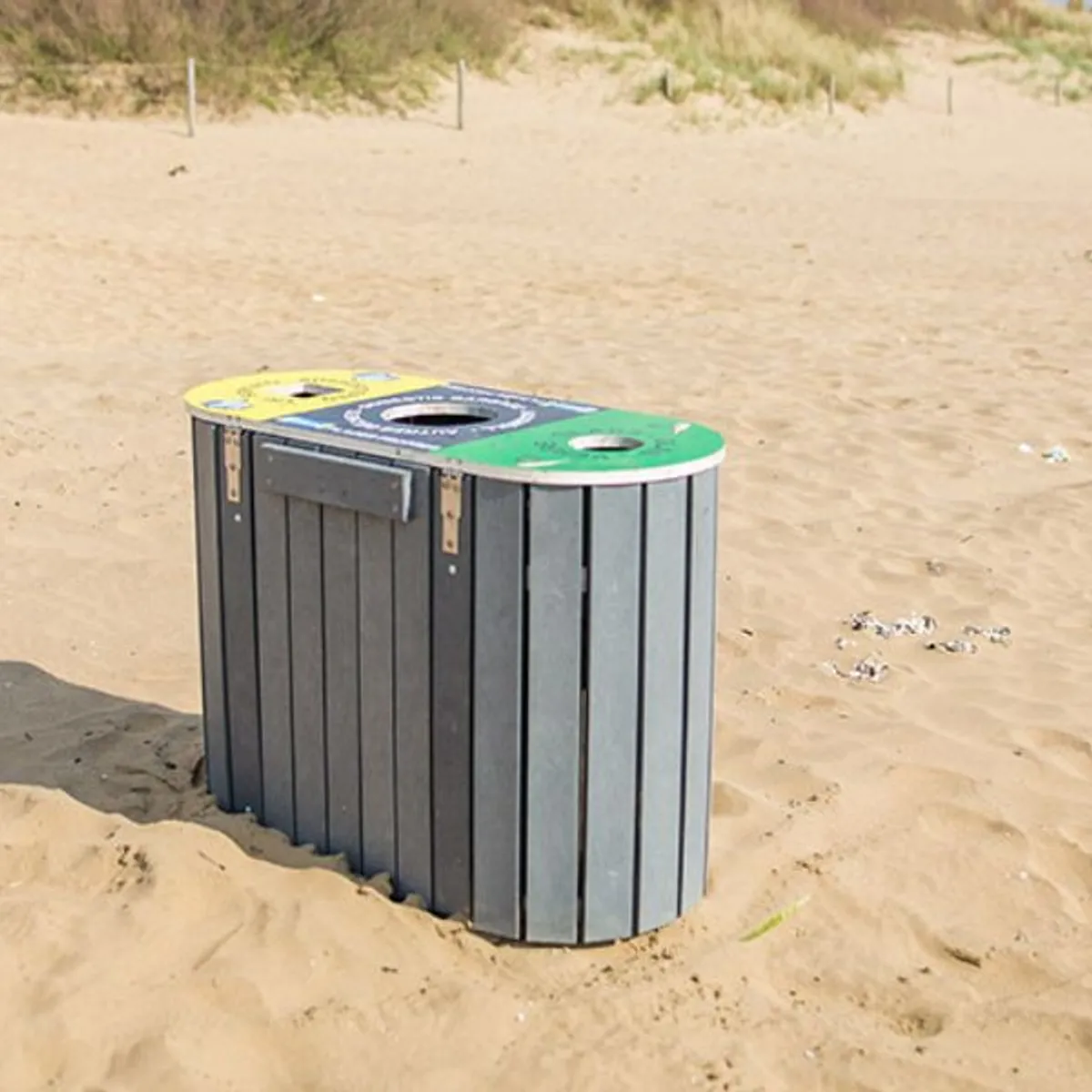 Corbeille en plastique recyclé TRIMARAN