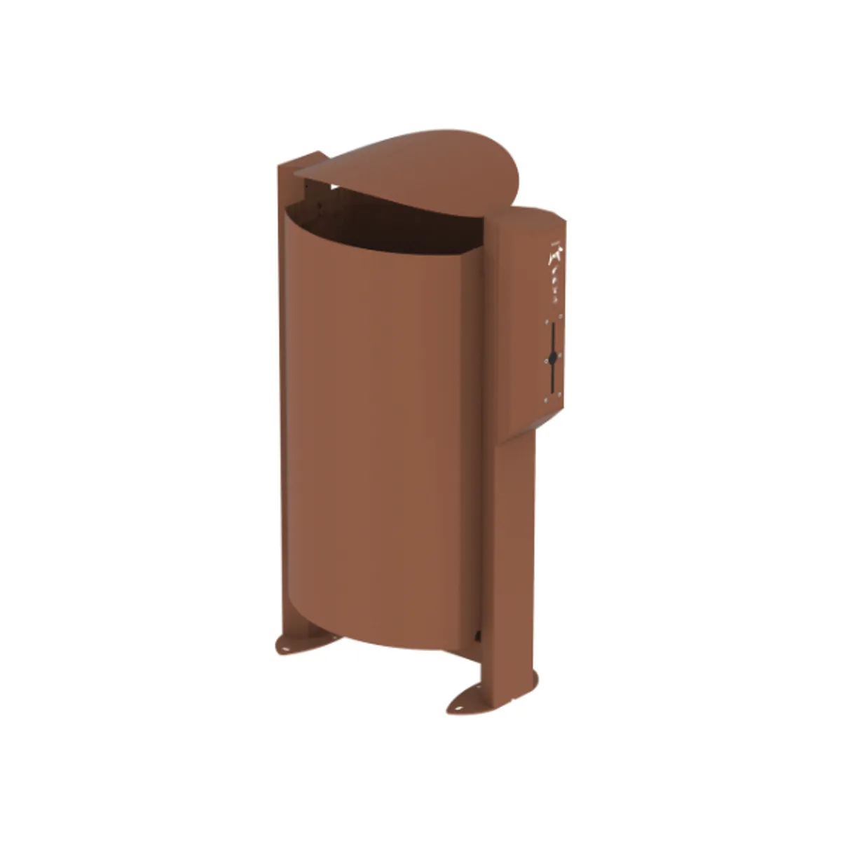 Corbeille ARKEA 100L- avec distributeurs de sacs-gants canins-