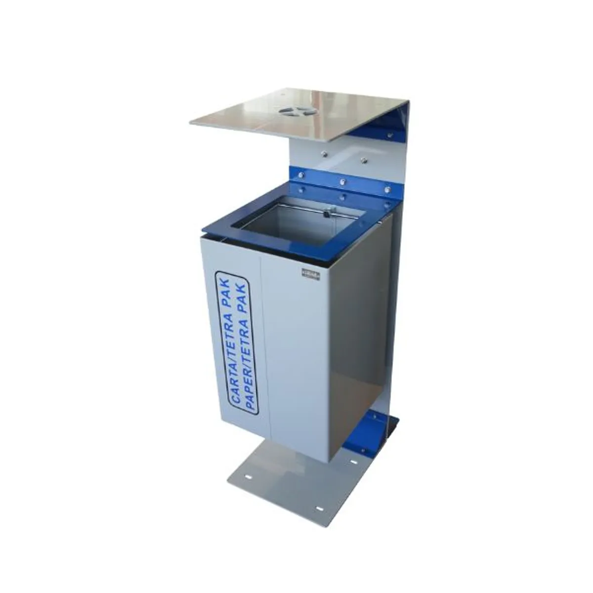 Corbeille de tri OASIS - acier - 70 L