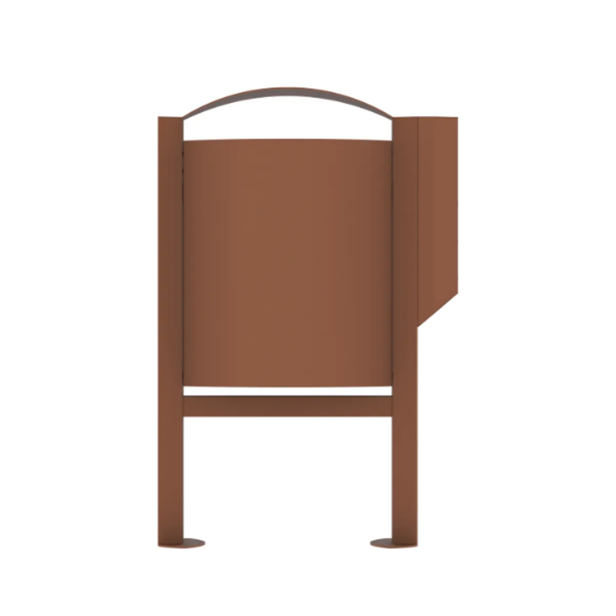 Corbeille ARKEA 40L- avec distributeurs de sacs-gants canins-