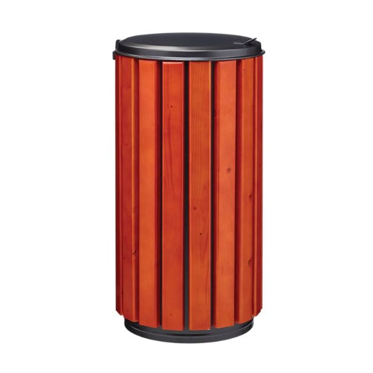 Corbeille ZENO - 80 Litres - avec couvercle plein