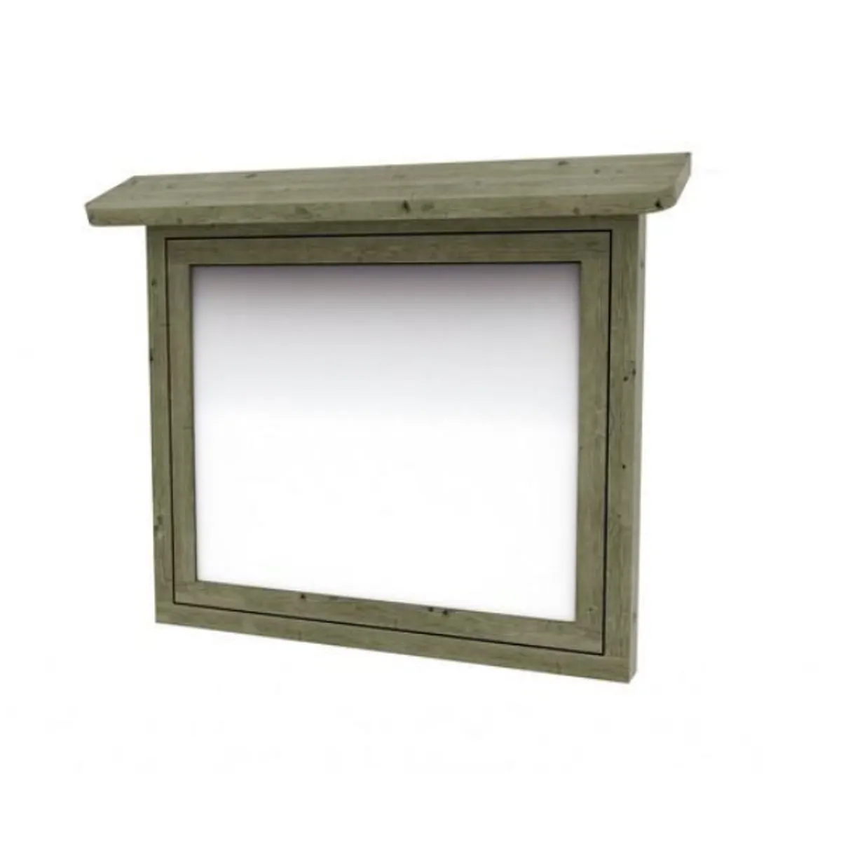 Vitrine murale en bois