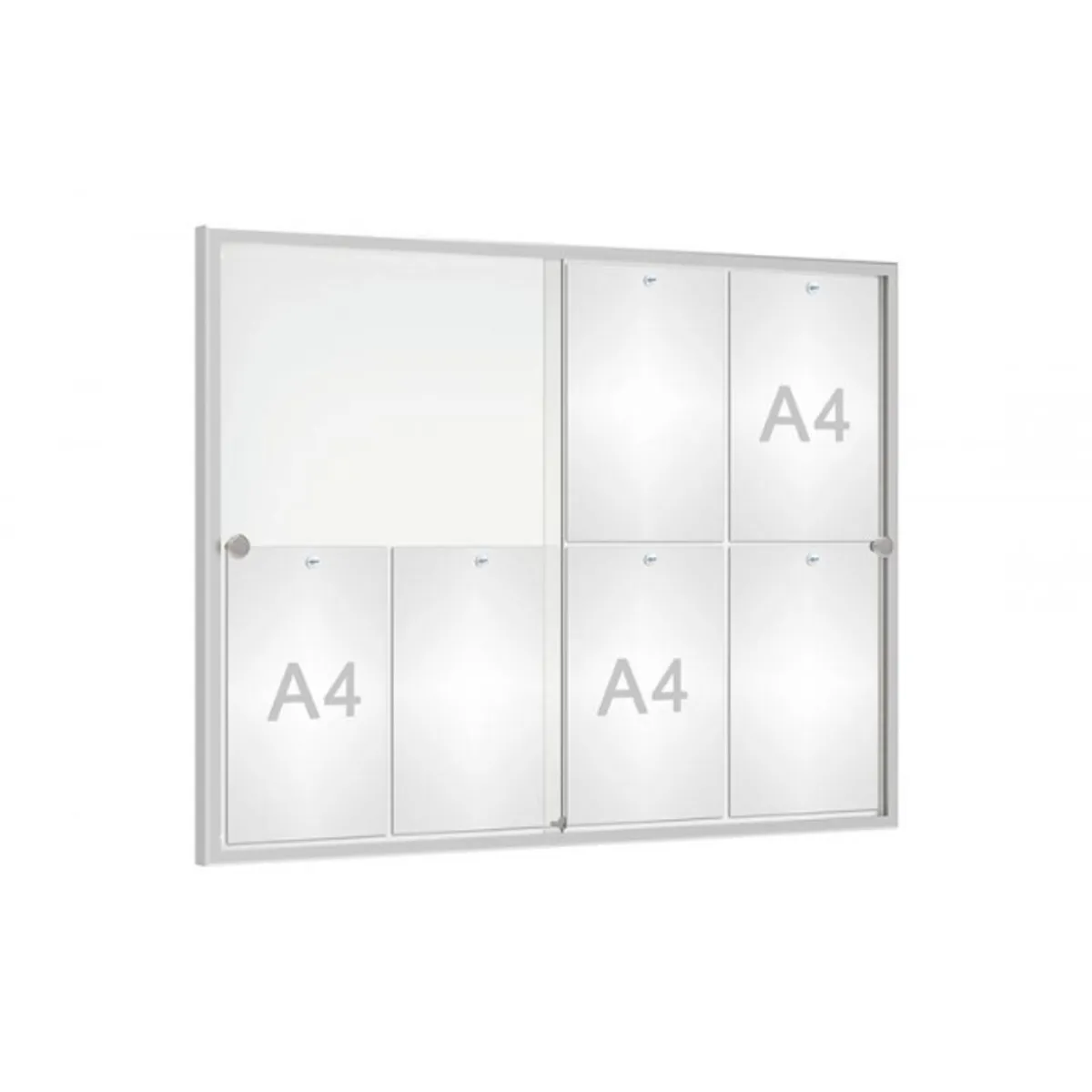 Vitrine intérieure coulissante