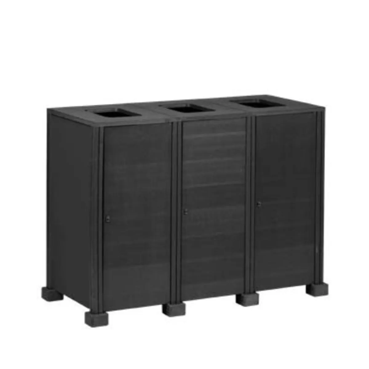 Station de tri en extérieur Tri-flux