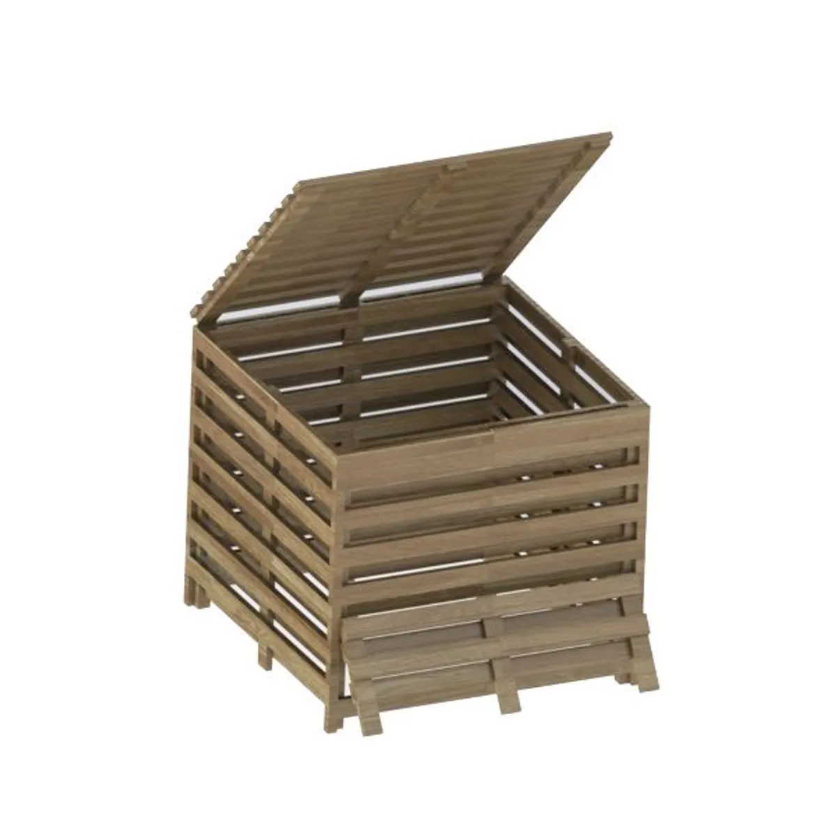 Composteur en bois 1000 litres