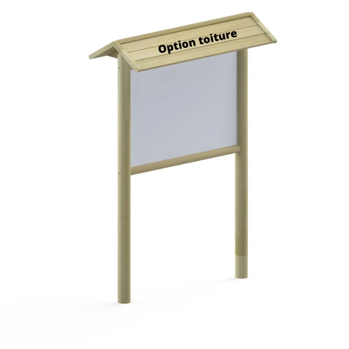 Option Toiture simple pour planimètre CLASSIC et CREATIV