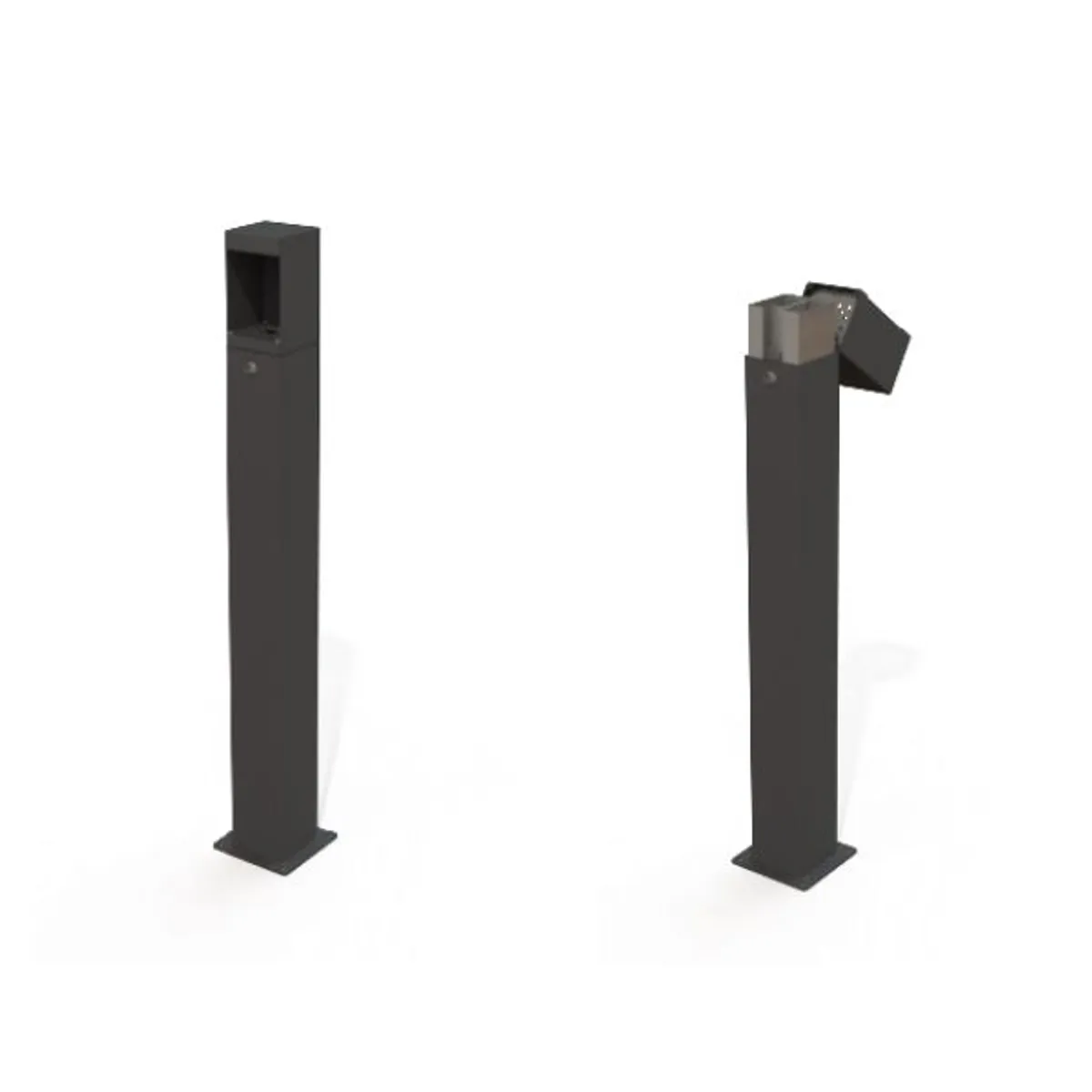 Cendrier usuel complet Noir