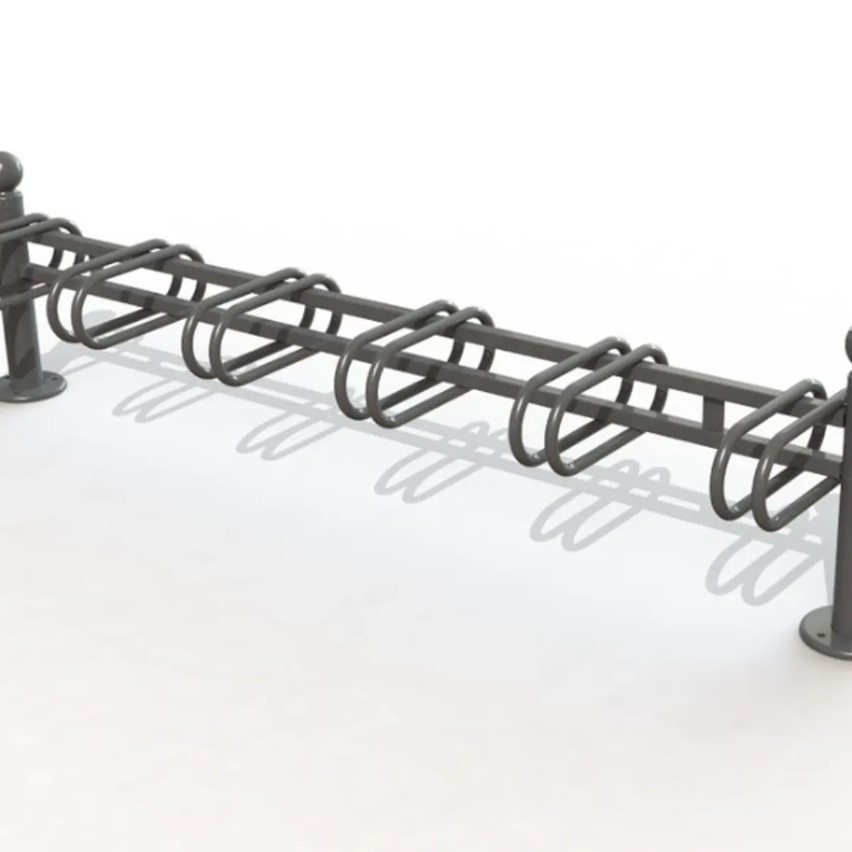 Support cycles 6 places simple face Boule