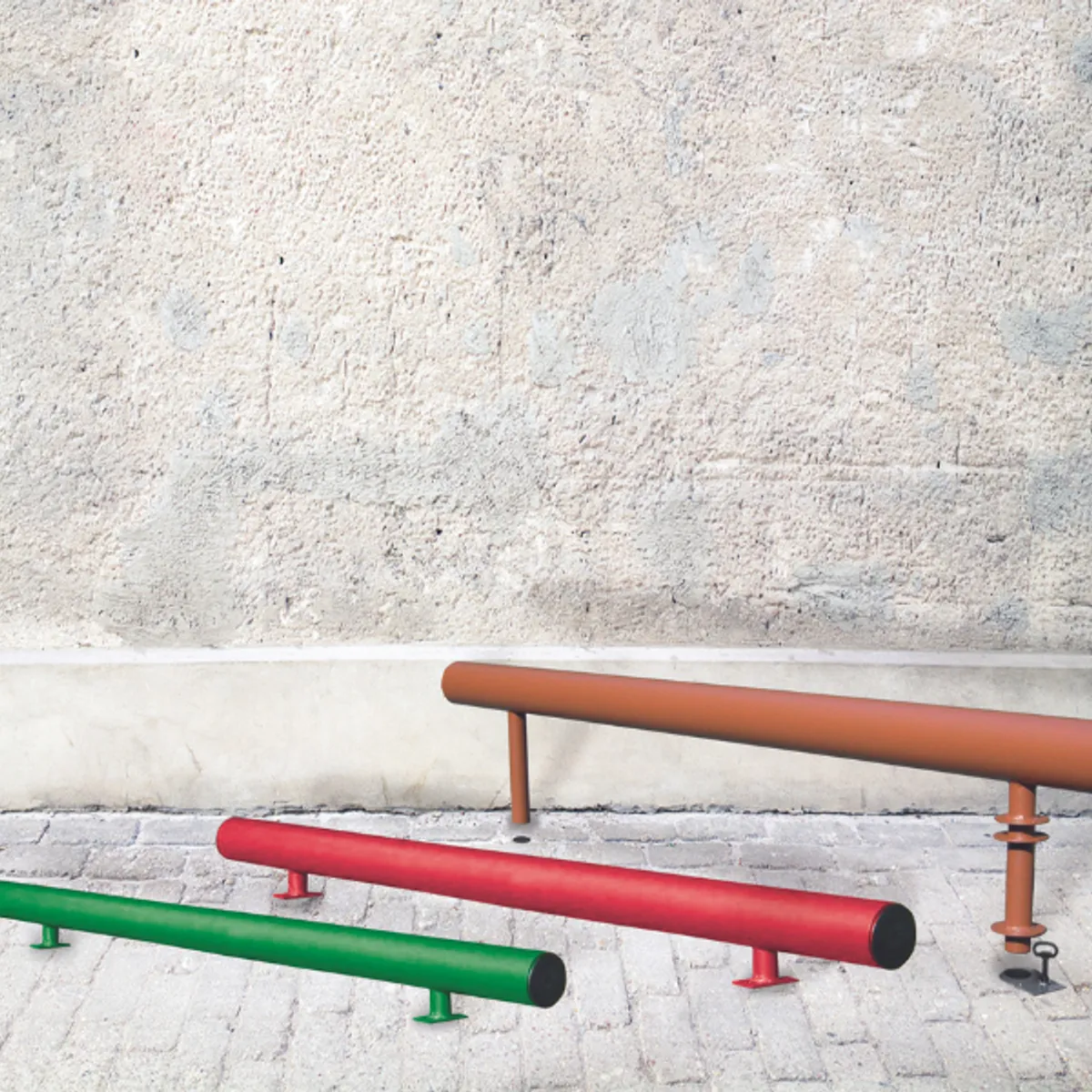 Butée Parking Acier 100