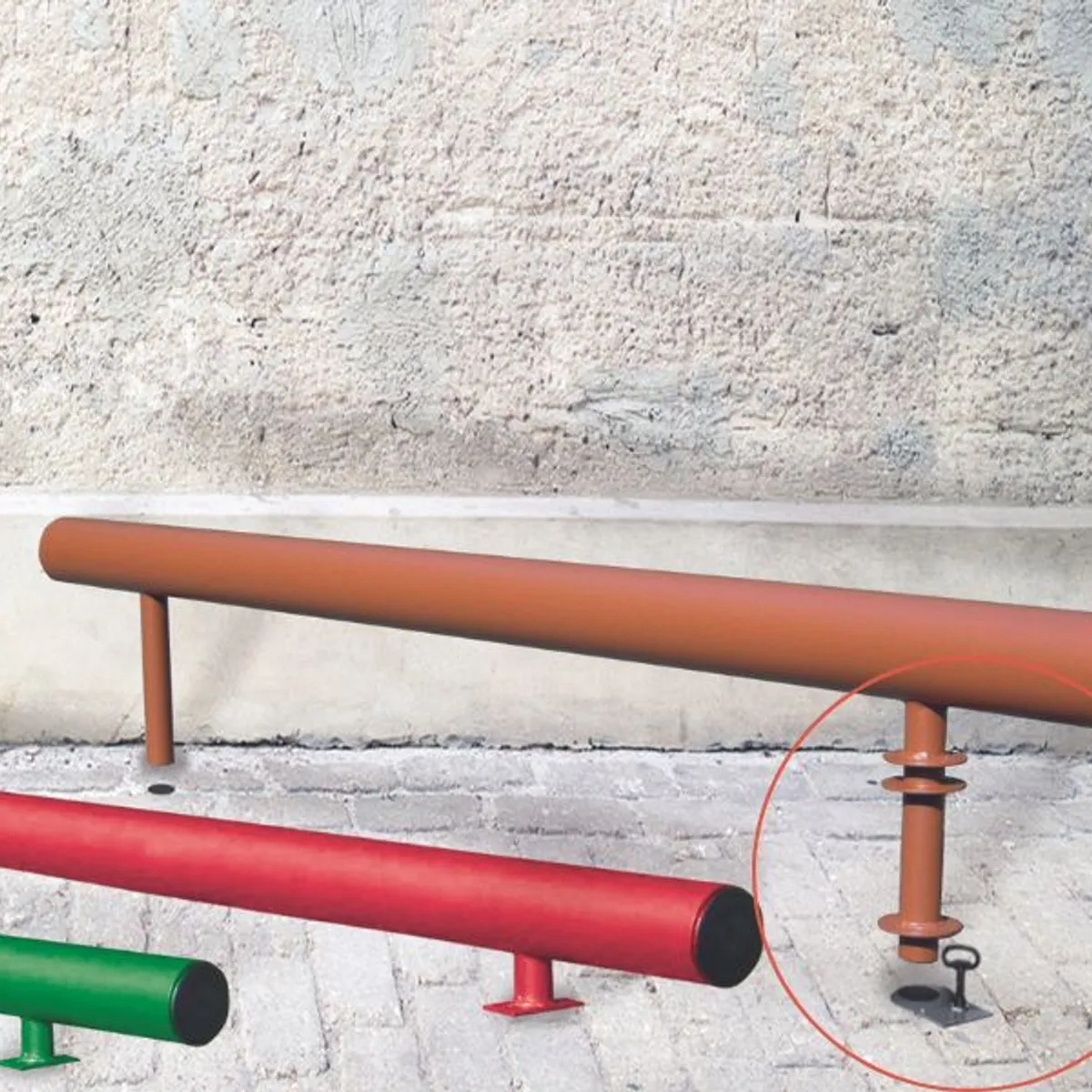 Kit d'amovibilité pour Butée Parking Acier