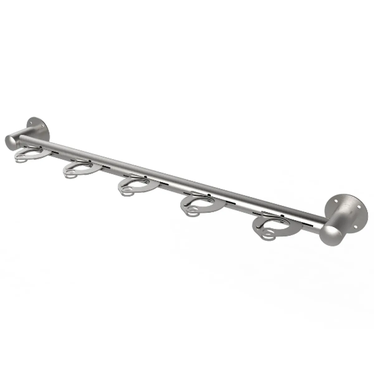 Range-trottinettes Inox Mural- 5 places