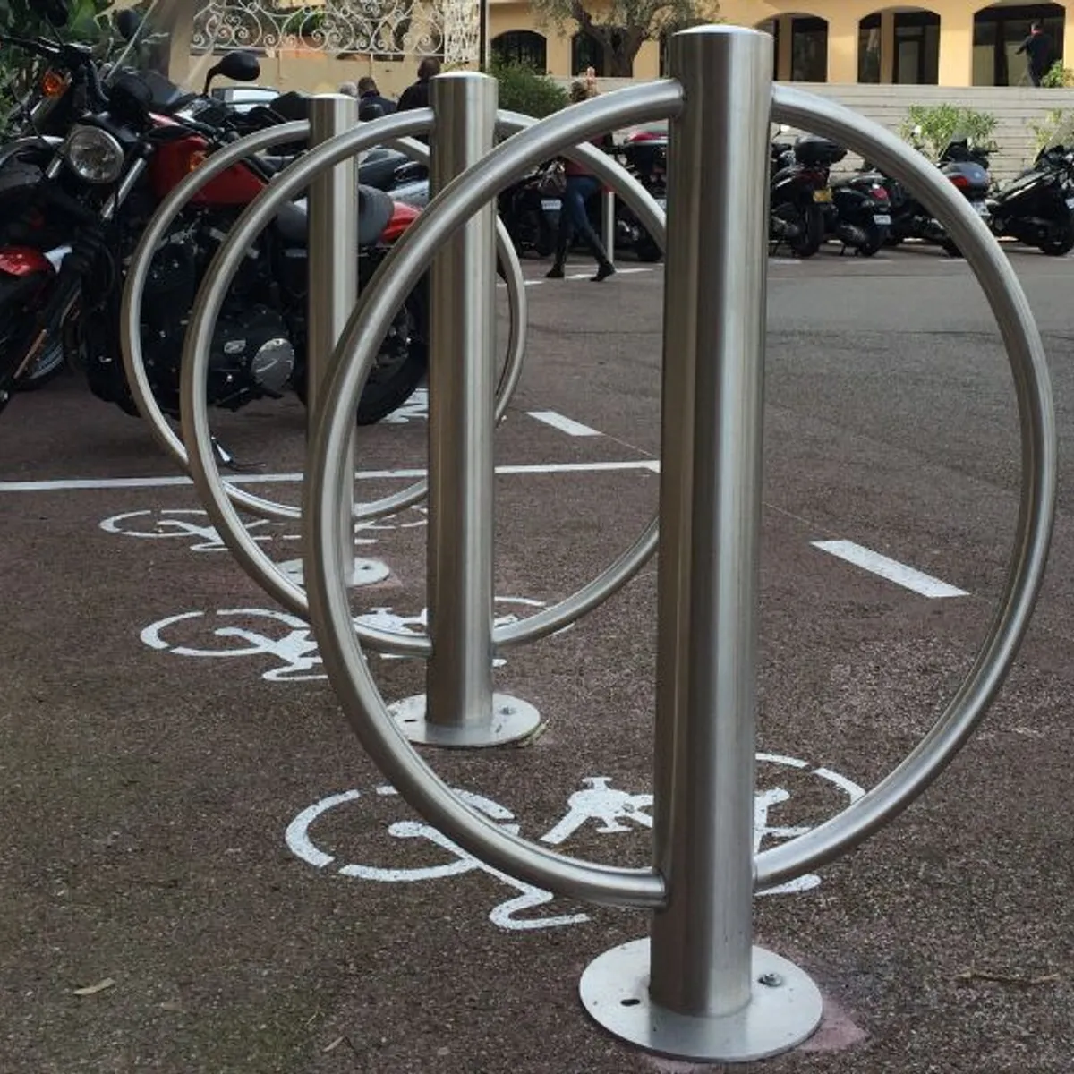 Arceau vélos Inox PARABOLE - 2 vélos