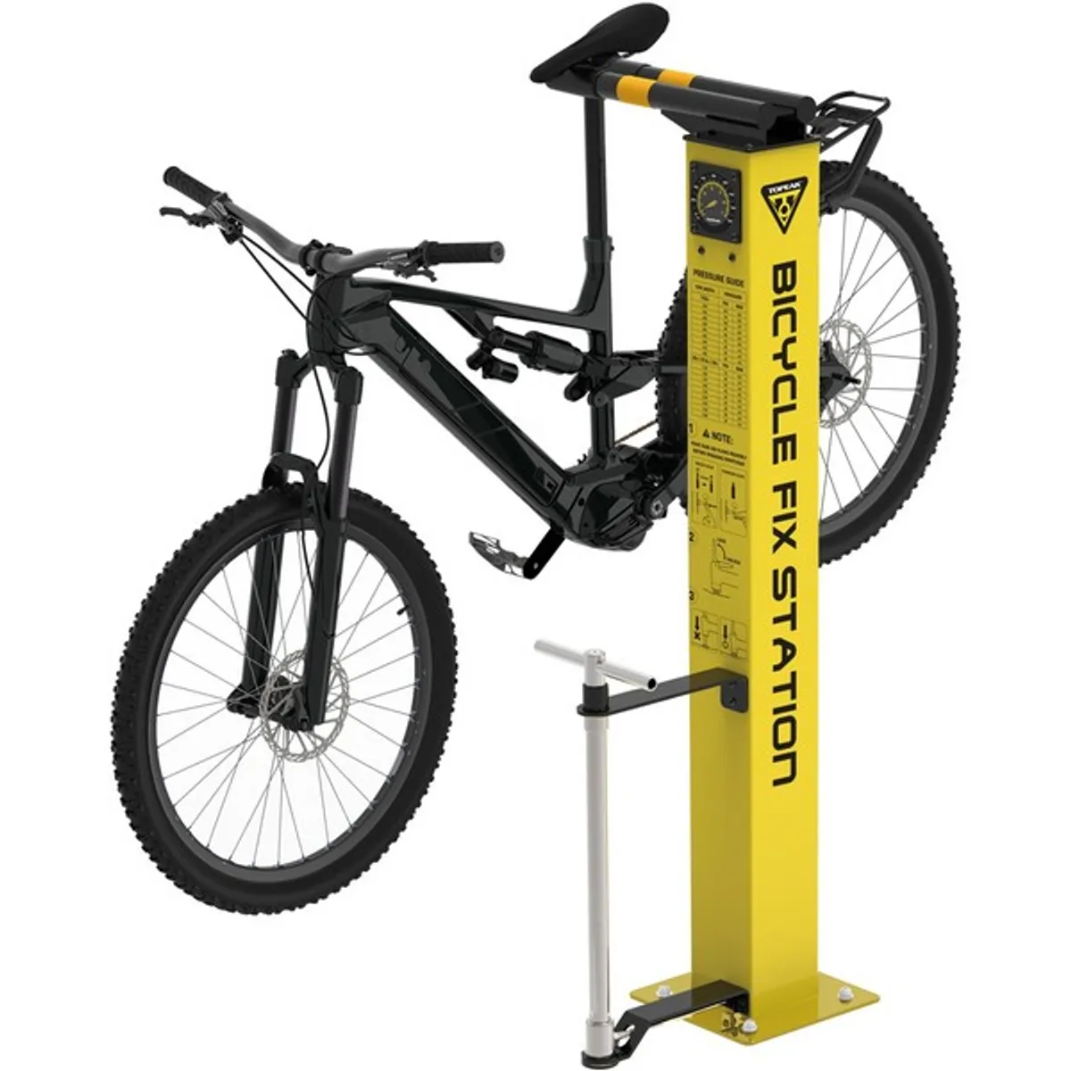 Station d'entretien et de gonflage vélos