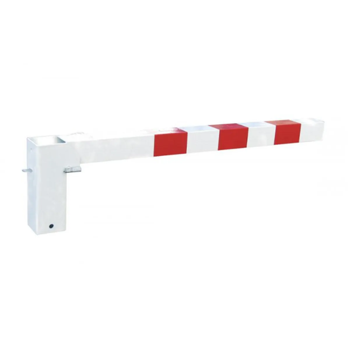 Poteau rabattable POMPIER visibilité renforcée