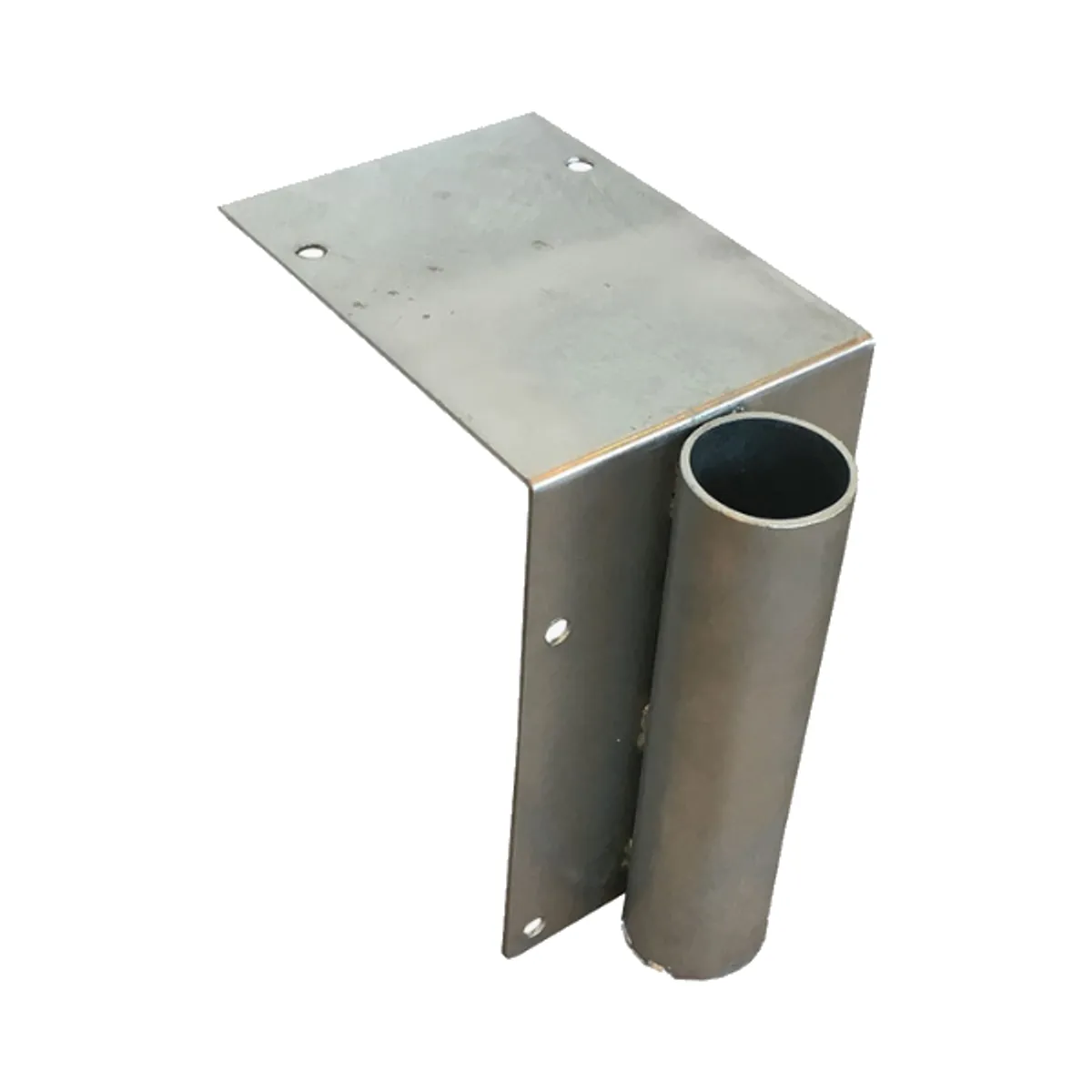 Fourreau simple en applique pour arceau Ø 60 mm