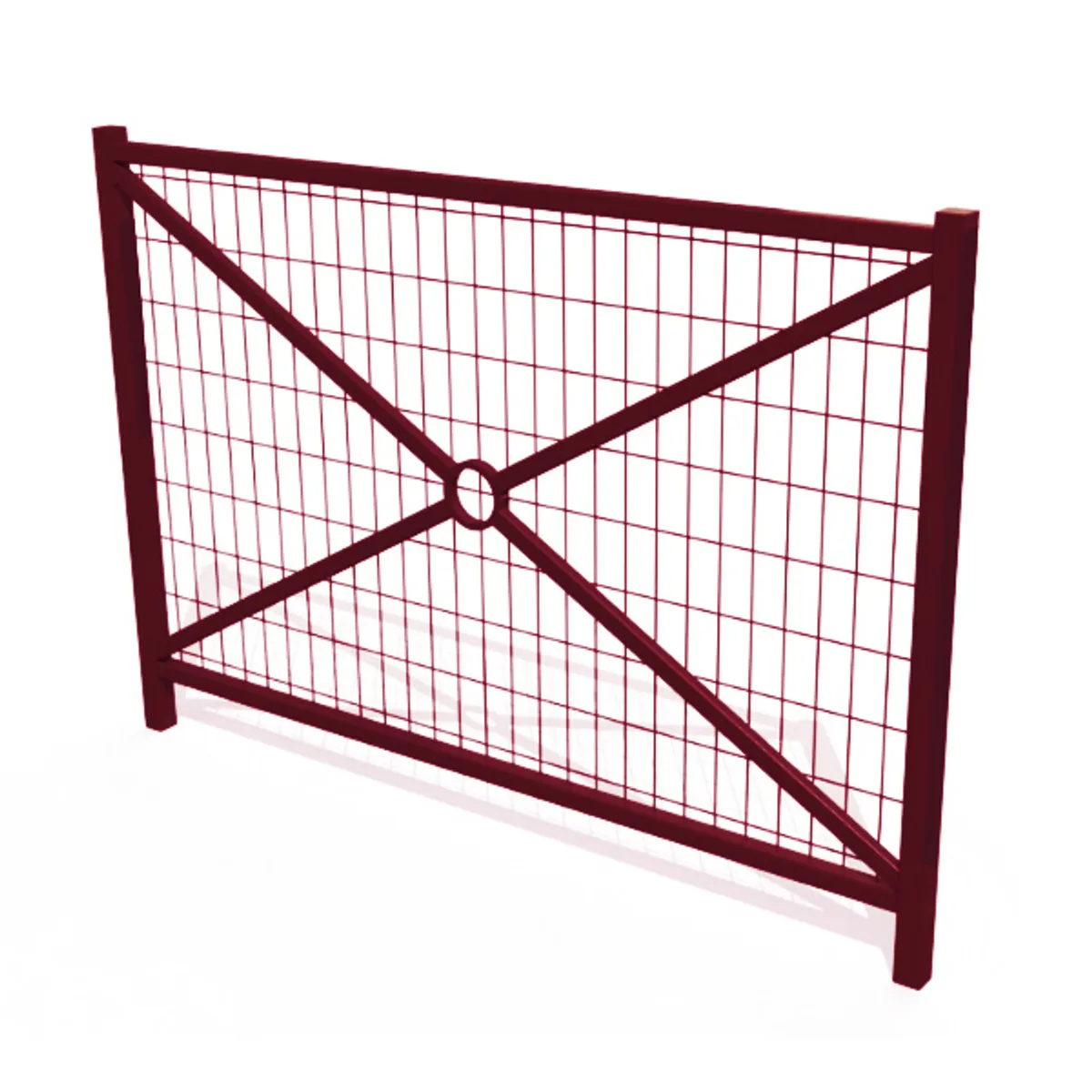 Barrière Orléans grillagée- L.1470- peint sur galva