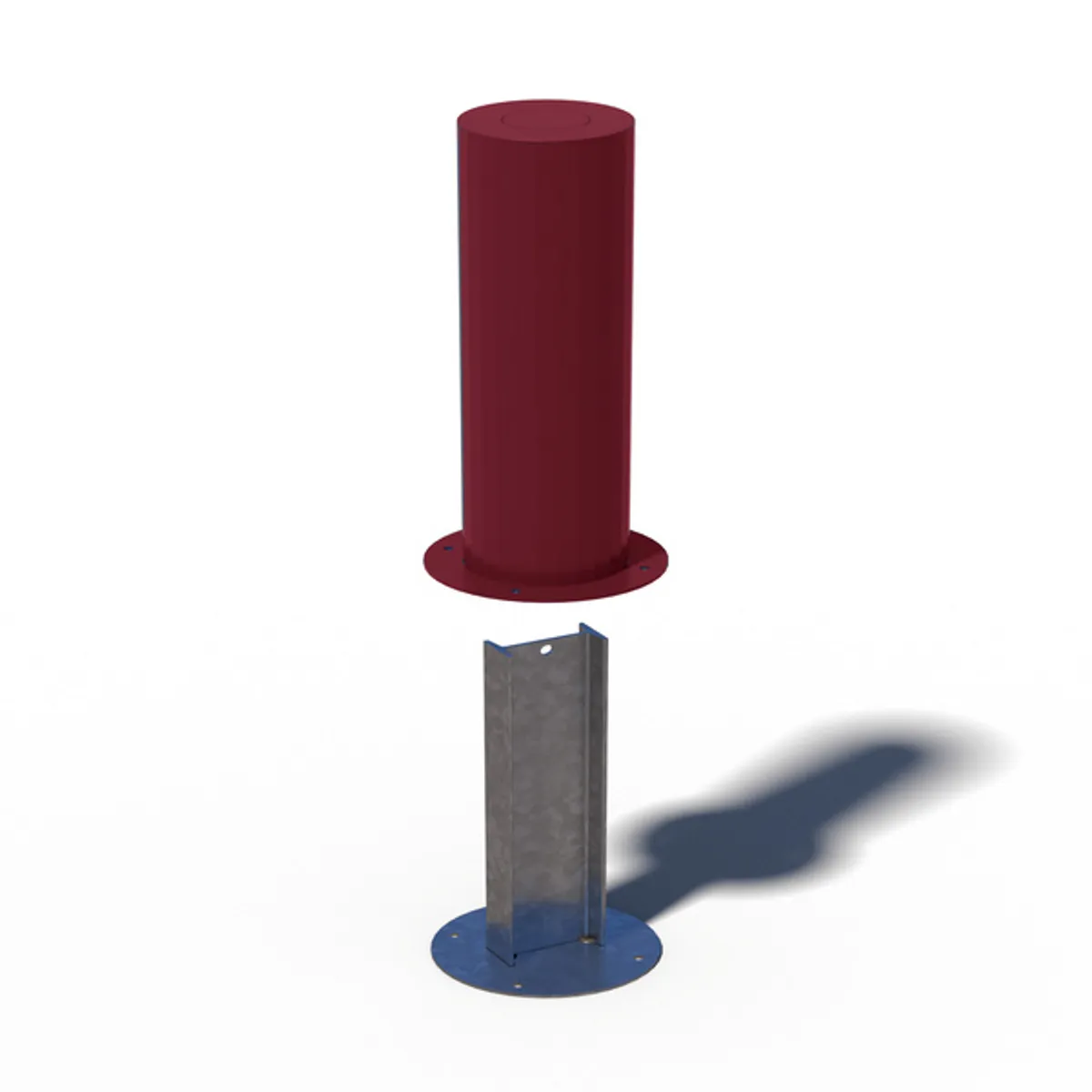 Borne Protect Crash NAUTIK- en Inox Peint-