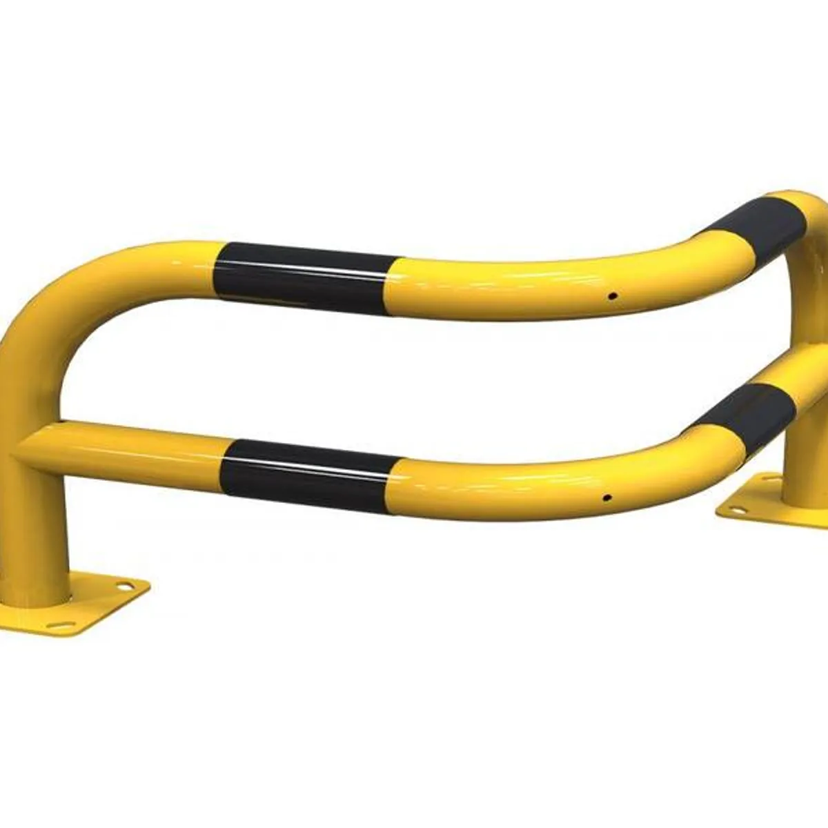 Arceau d'angle renforcé Ø 60 mm - galva Jaune/noir - H.430-