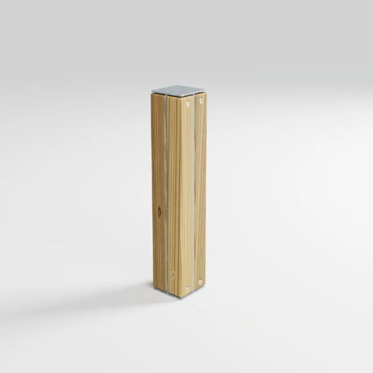 Bornes RUSTIK Acier/ Pin cl.IV- finition galva non peint-