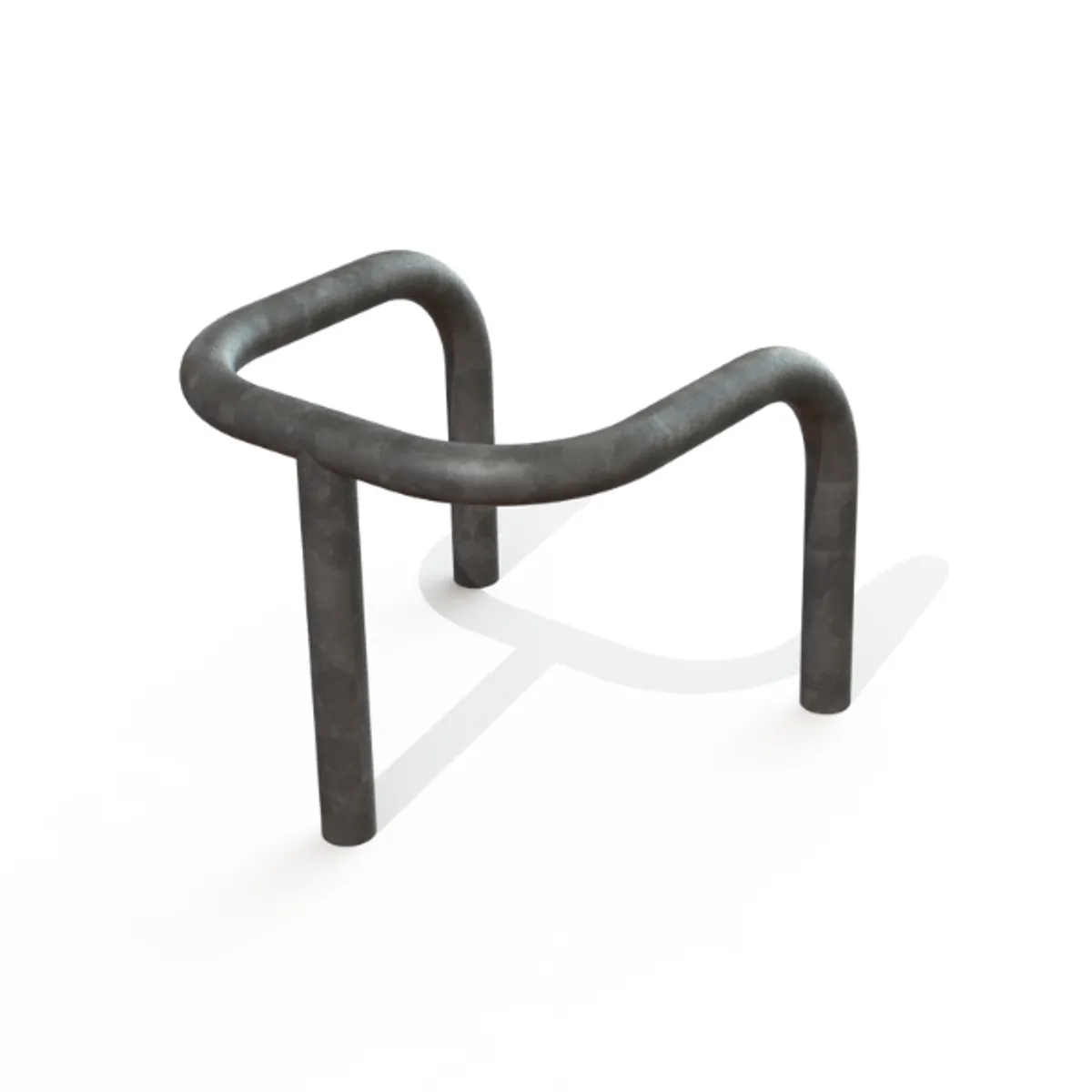 Etrier Protection galva brut- L.600 x Pr.600 x H.600- Ø60 mm - A sceller