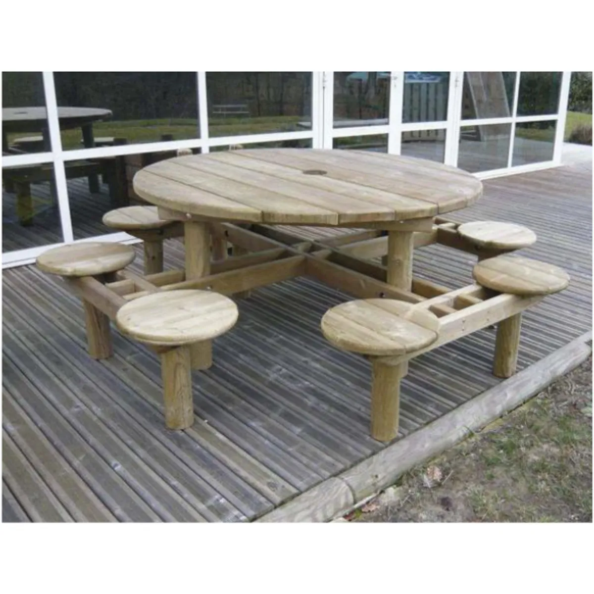 Table Pique nique TABOURET 8 places