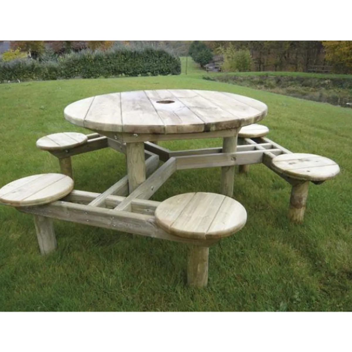 Table Pique nique TABOURET 6 places