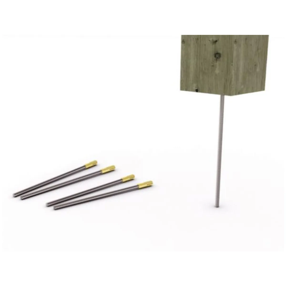 Kit de scellement inox pour table à poser