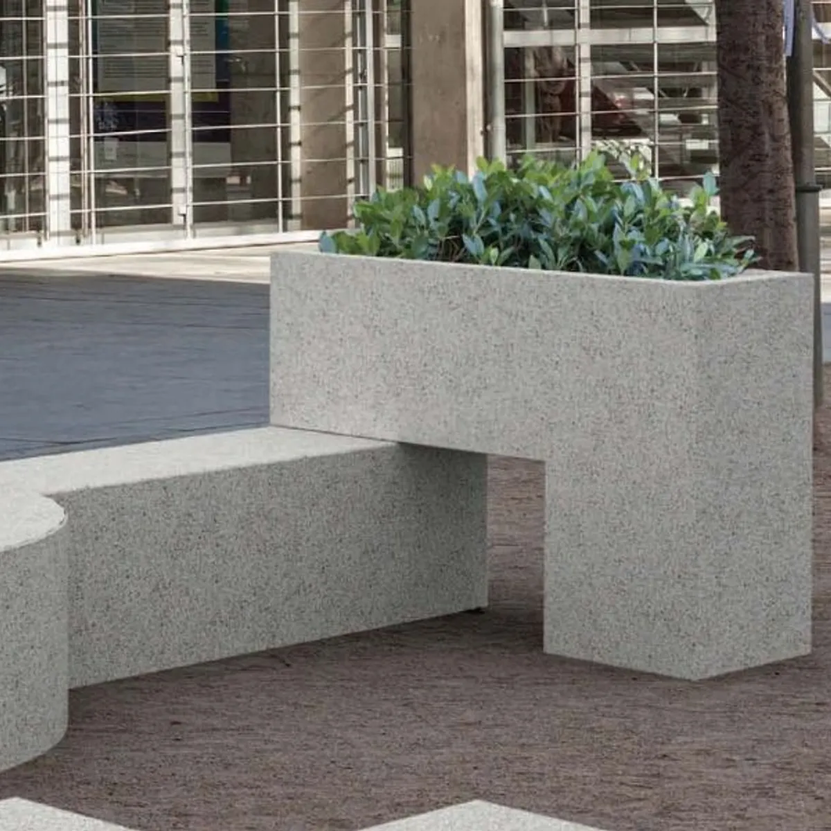 Jardinière béton TETRIS VERTICALE