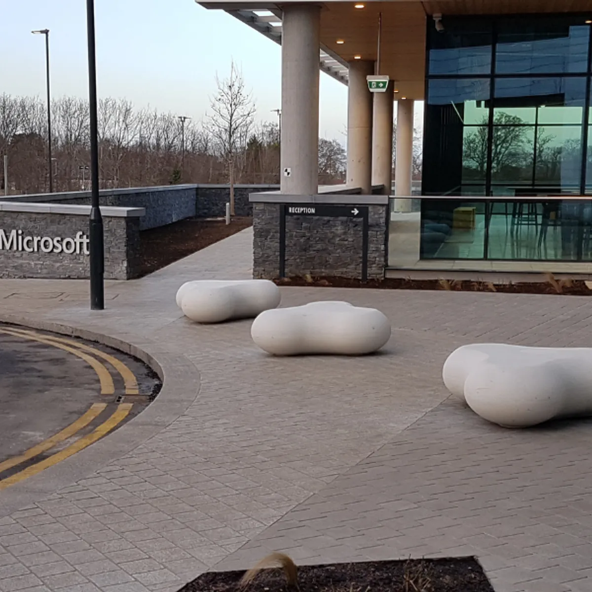 Banc béton ZEN TRIO