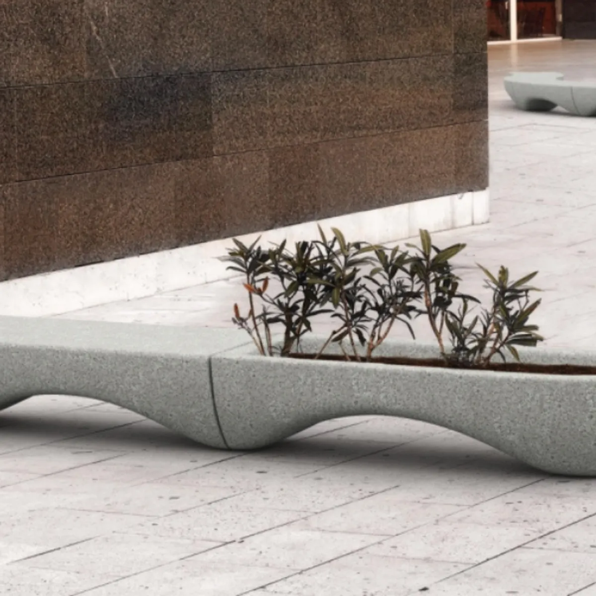 Banc béton VAGUE L.1500 -