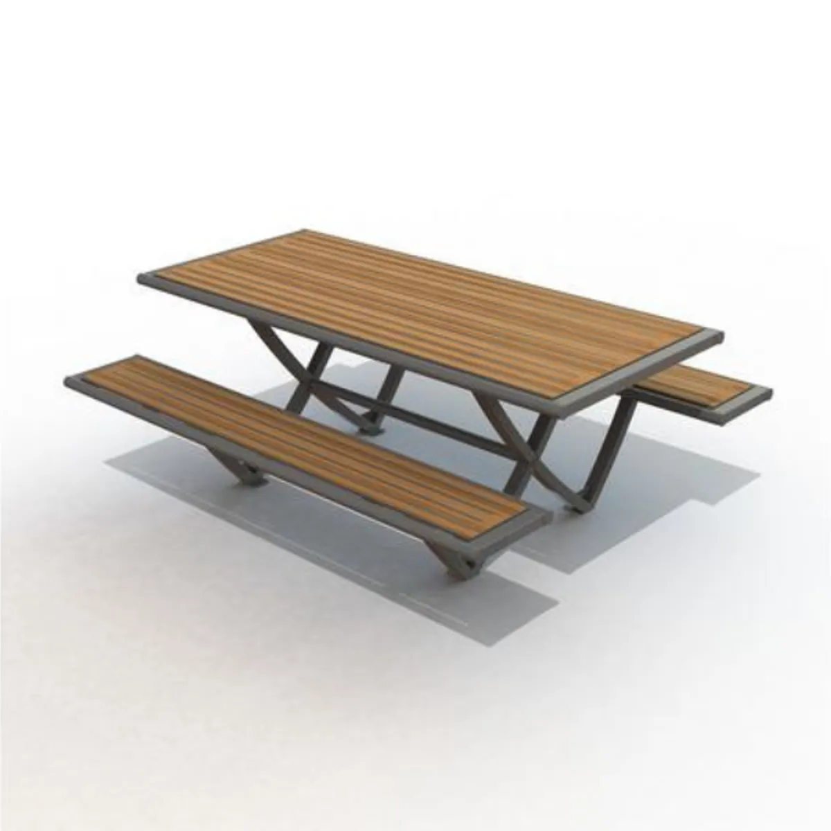 Table pique-nique STANDARD Bois Compact PMR