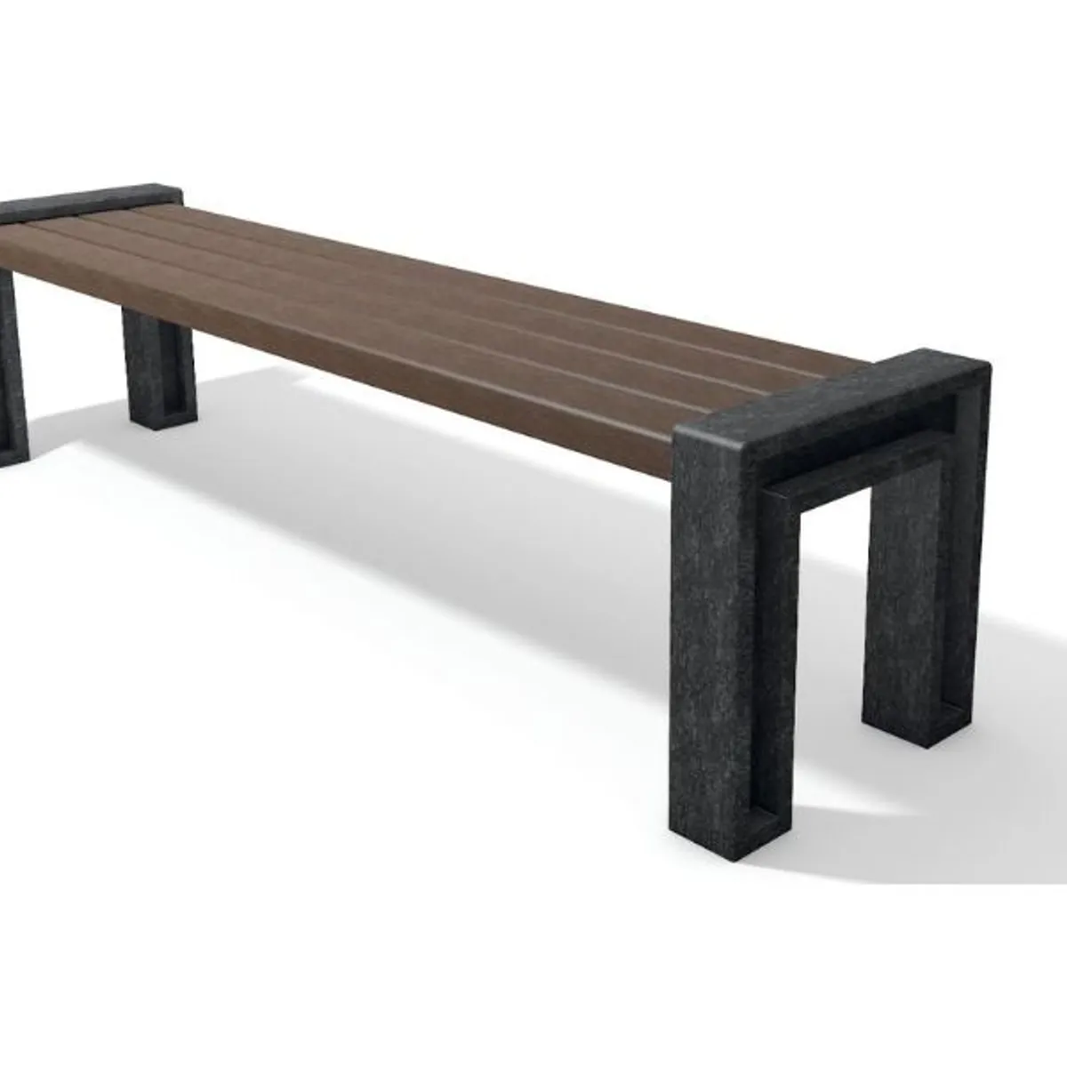 Banquette en plastique recyclé ECOLOCITE