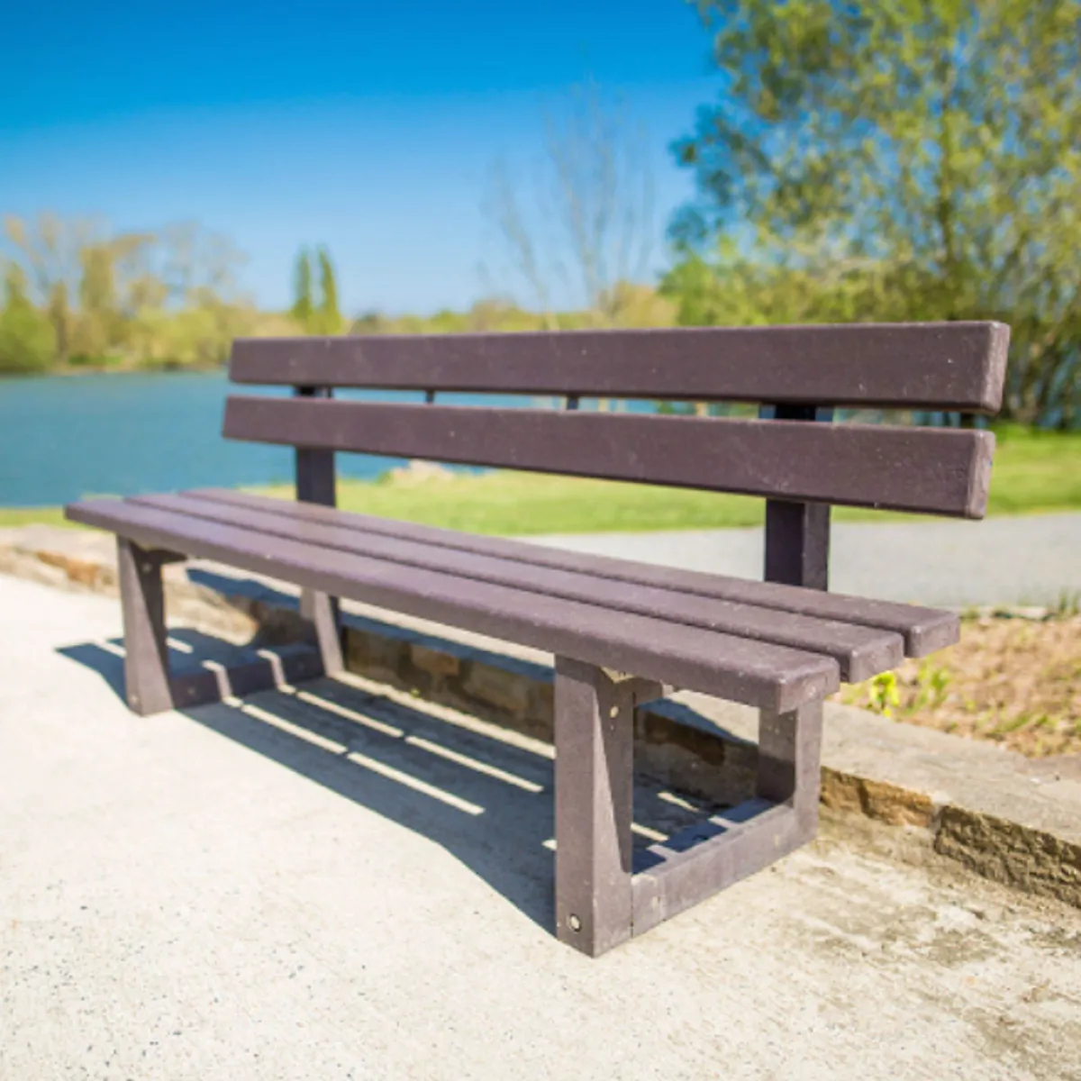 Banc plastique recyclé MODENE