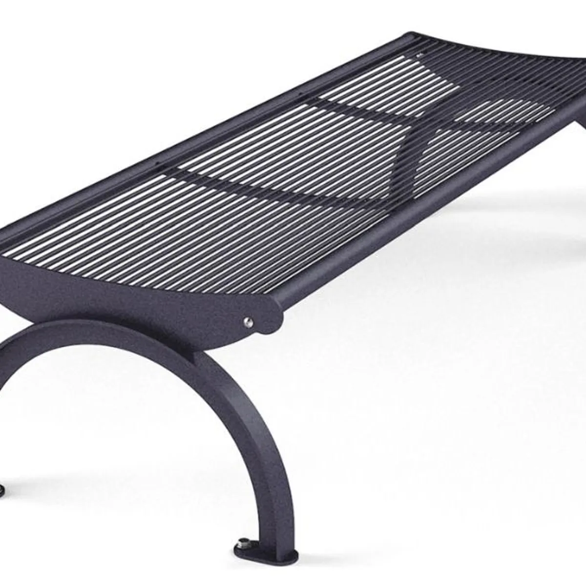 Banquette SINTRA en acier galvanisé