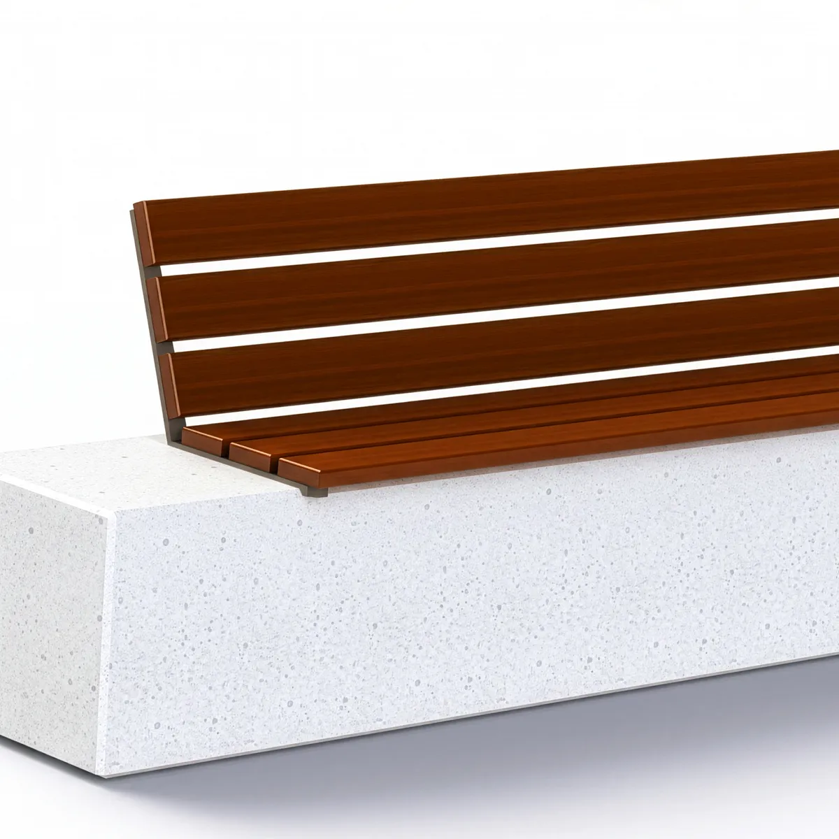 Assise bois pour bancs BLOOP Sans accoudoirs