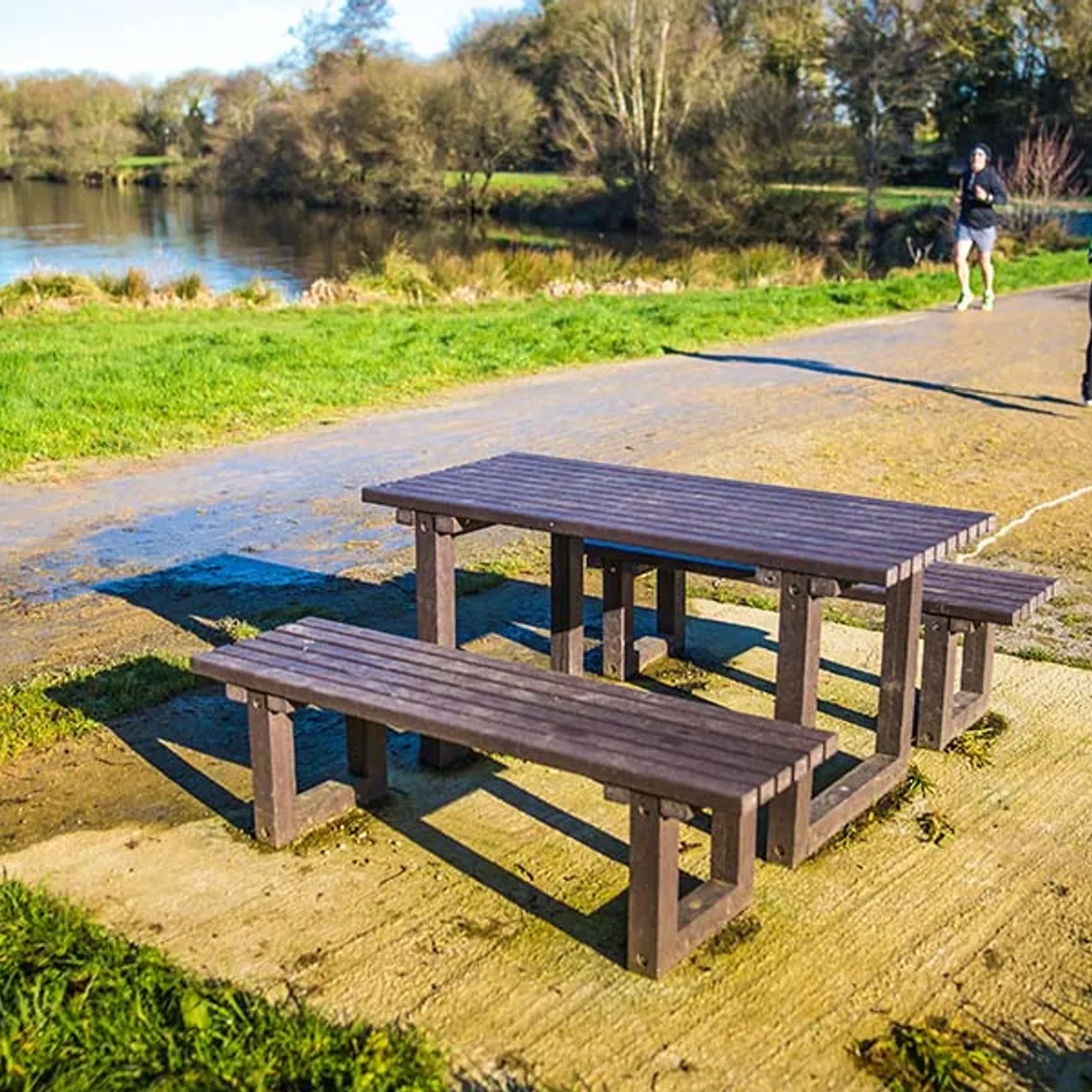 Table pique-nique en plastique recyclé Madrid - 150 cm