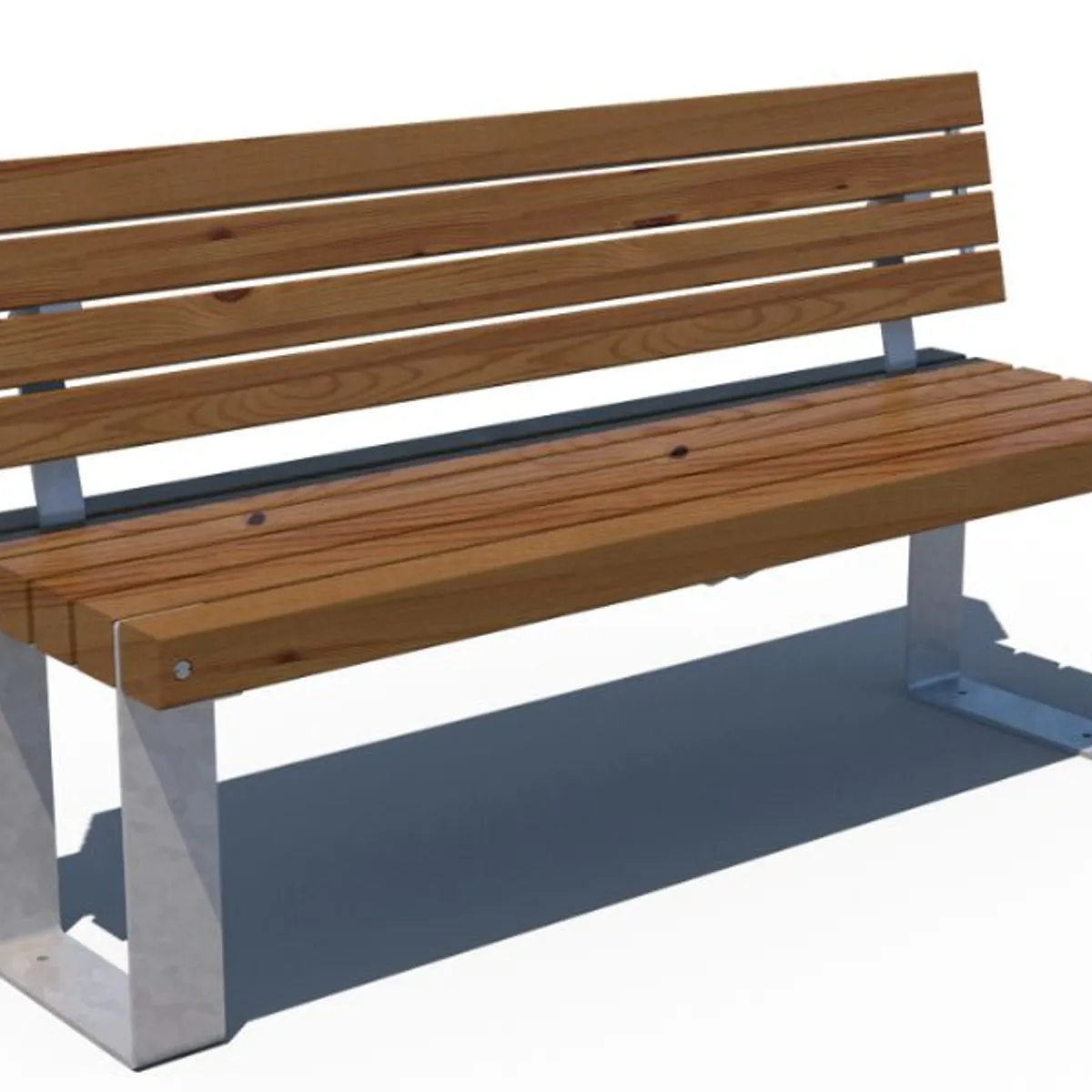 Gamme RUSTIK - le banc Epicéa THT/ Galva