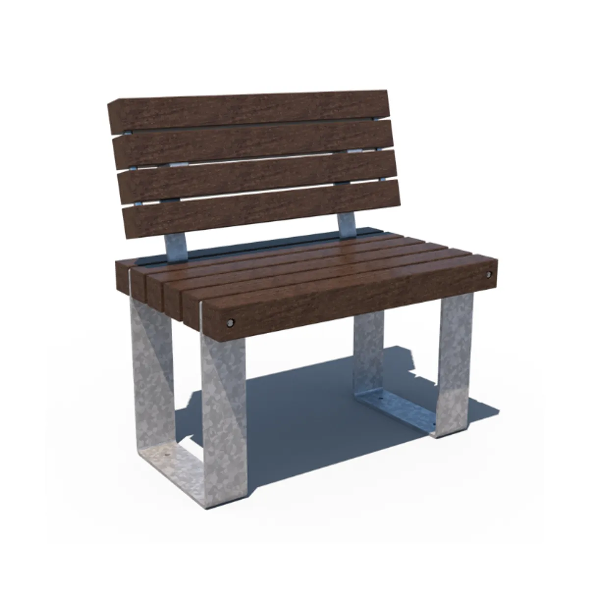 Fauteuil en plastique recyclé RUSTIK - Galva