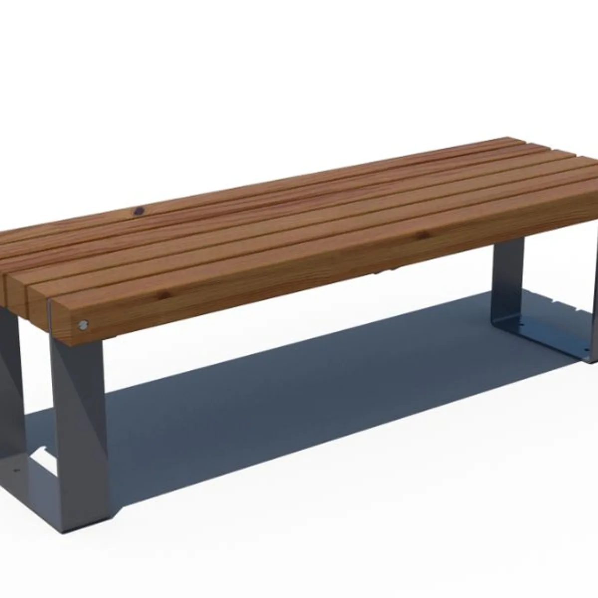 Gamme RUSTIK - La banquette Epicéa THT/Acier peint