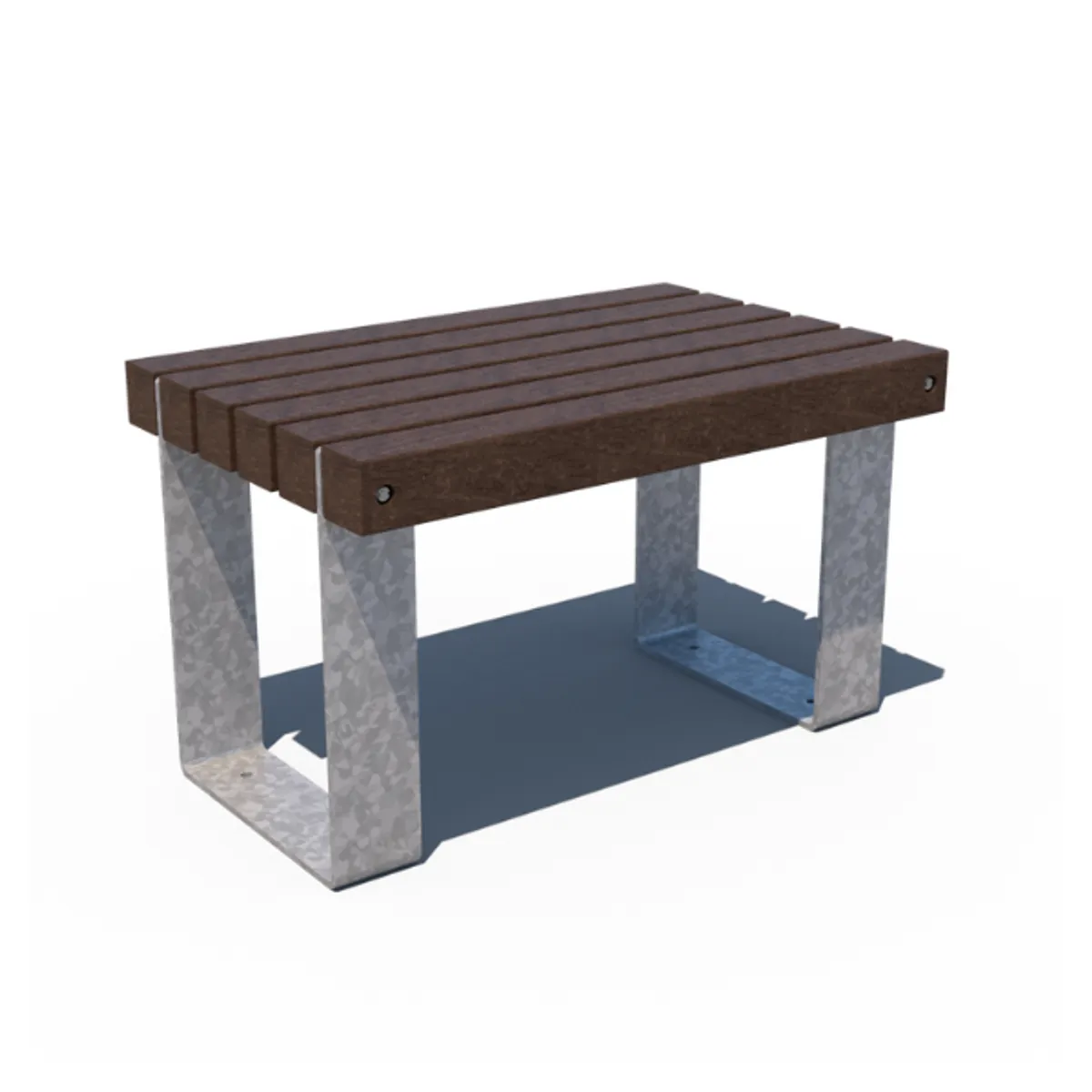 Tabouret en plastique recyclé RUSTIK - Galva