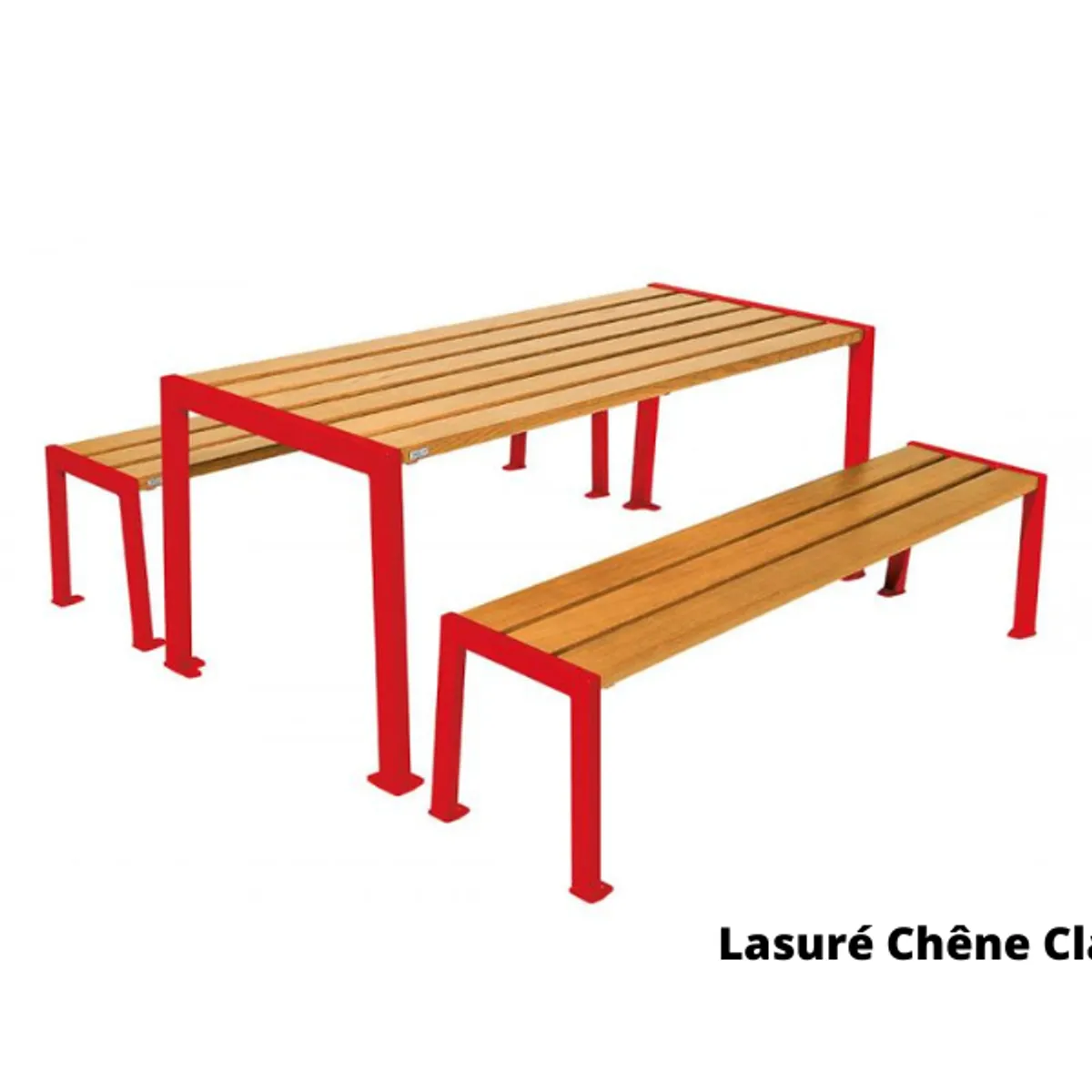 Ensemble pique-nique SILAOS en chêne PEFC-