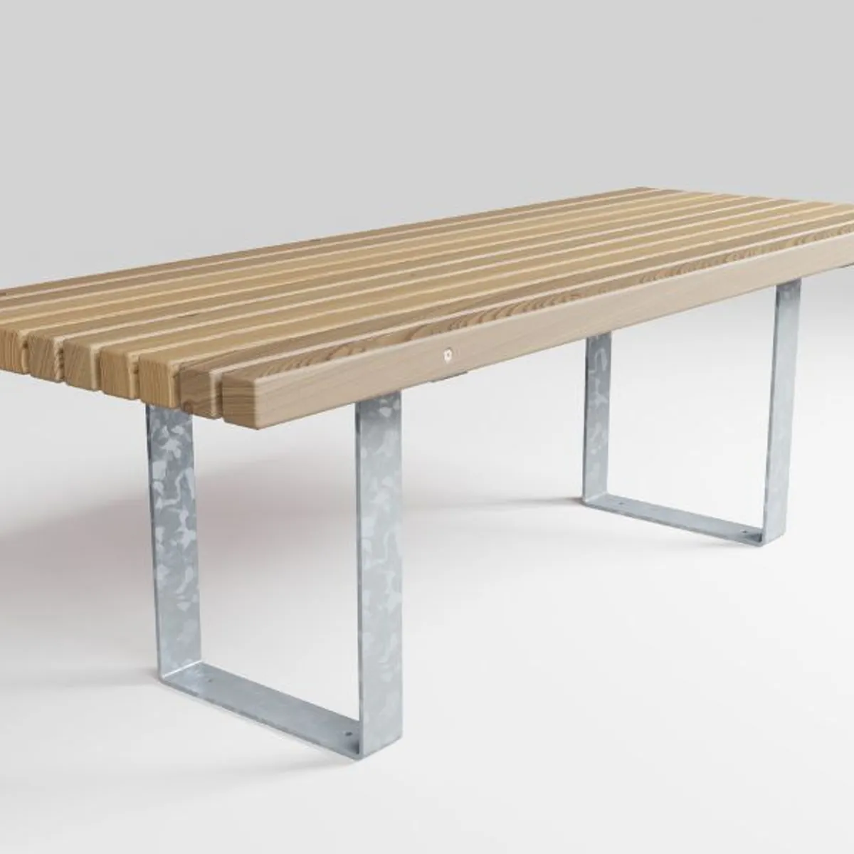 Table Rustik PMR en pin/Galva