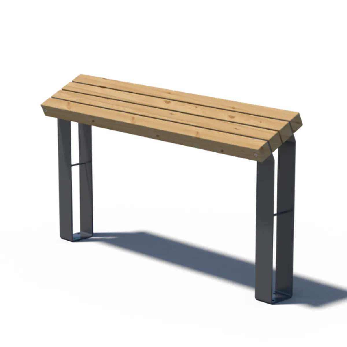 Assis-Debout RUSTIK - pin traité cl.IV/acier-