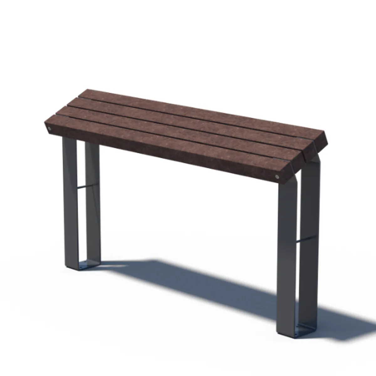 Assis-Debout RUSTIK - plastique recyclé/acier-