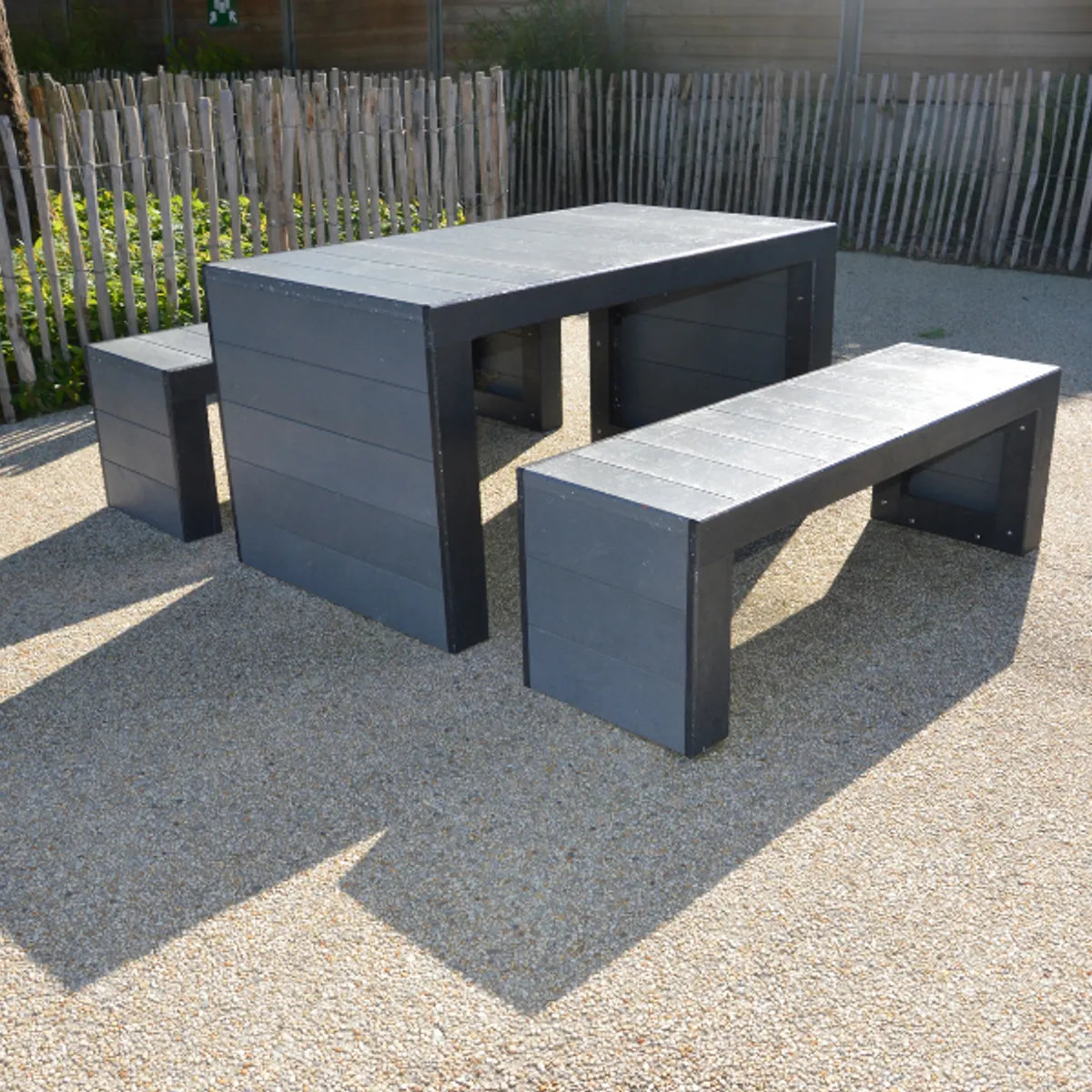 Table pique nique MILAN en plastique recyclé