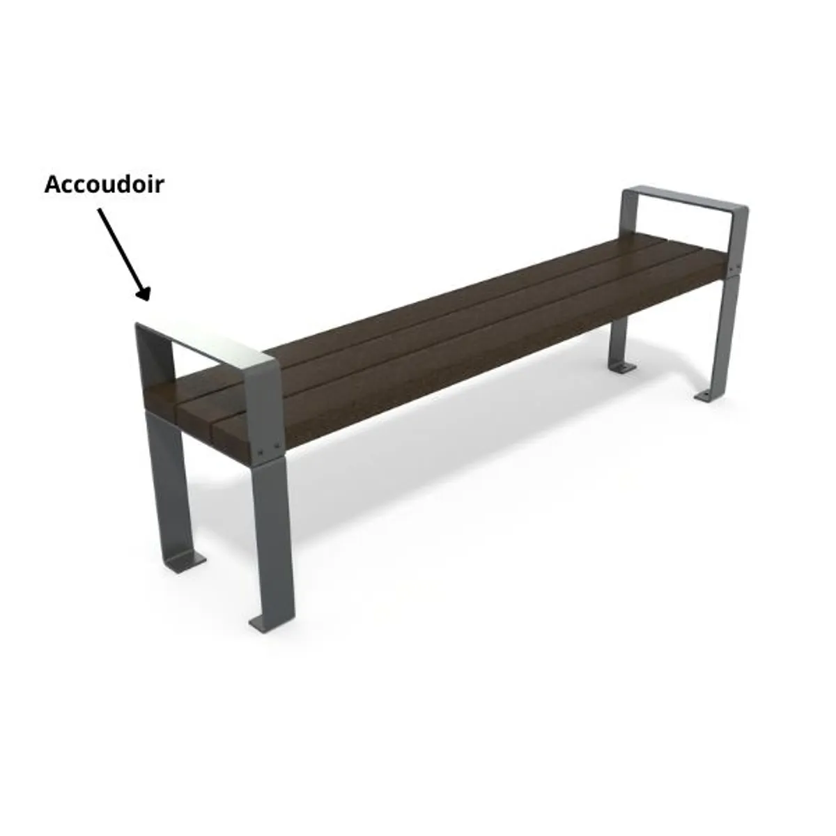 Accoudoir pour banquette Flexo