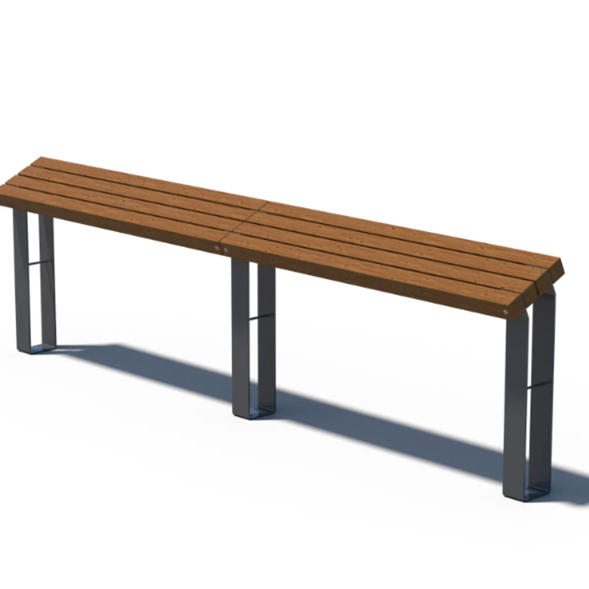 Extension assis-Debout RUSTIK - épicéa thermo-traité/acier-