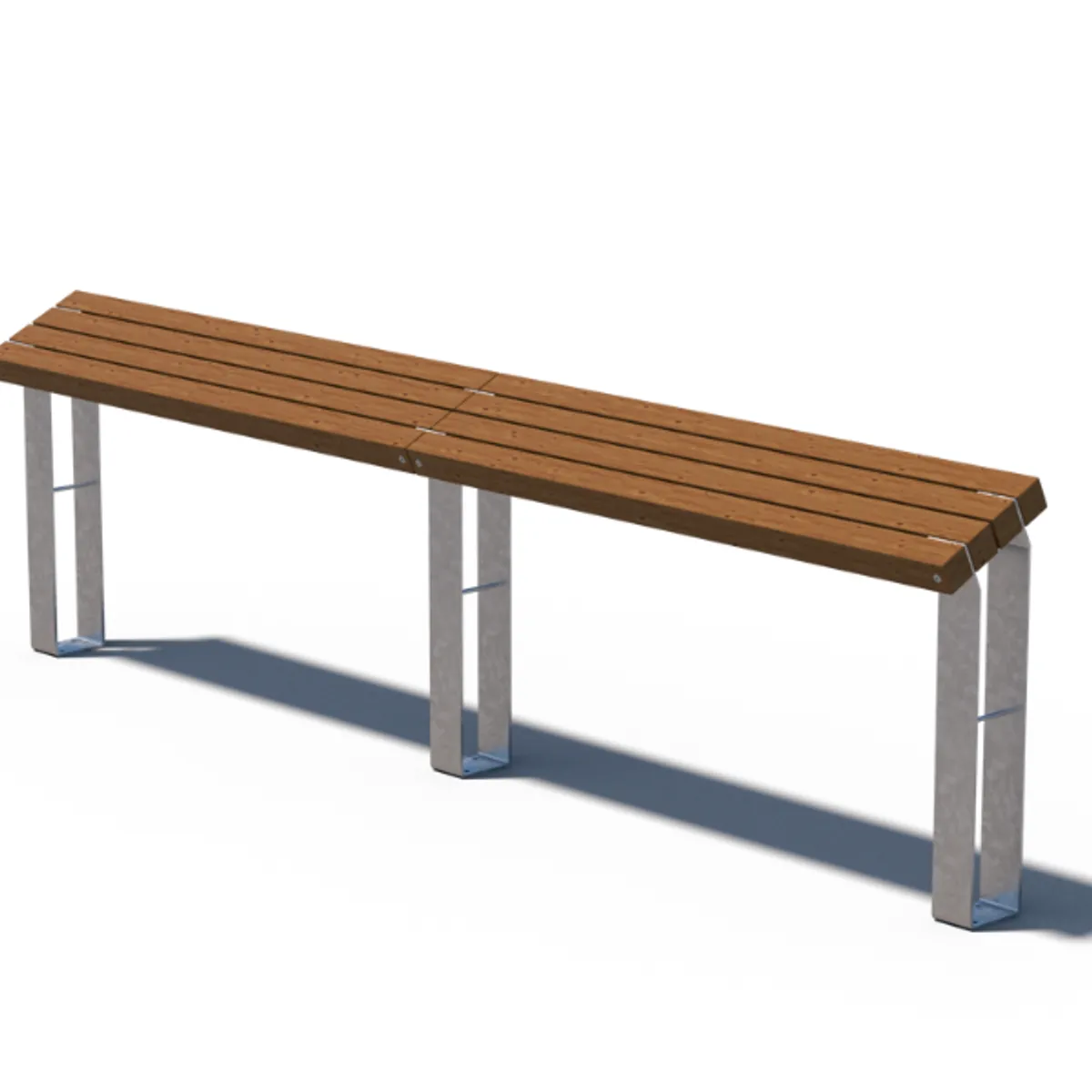 Extension Assis-Debout RUSTIK - épicéa thermo-traité/acier galavanisé brut